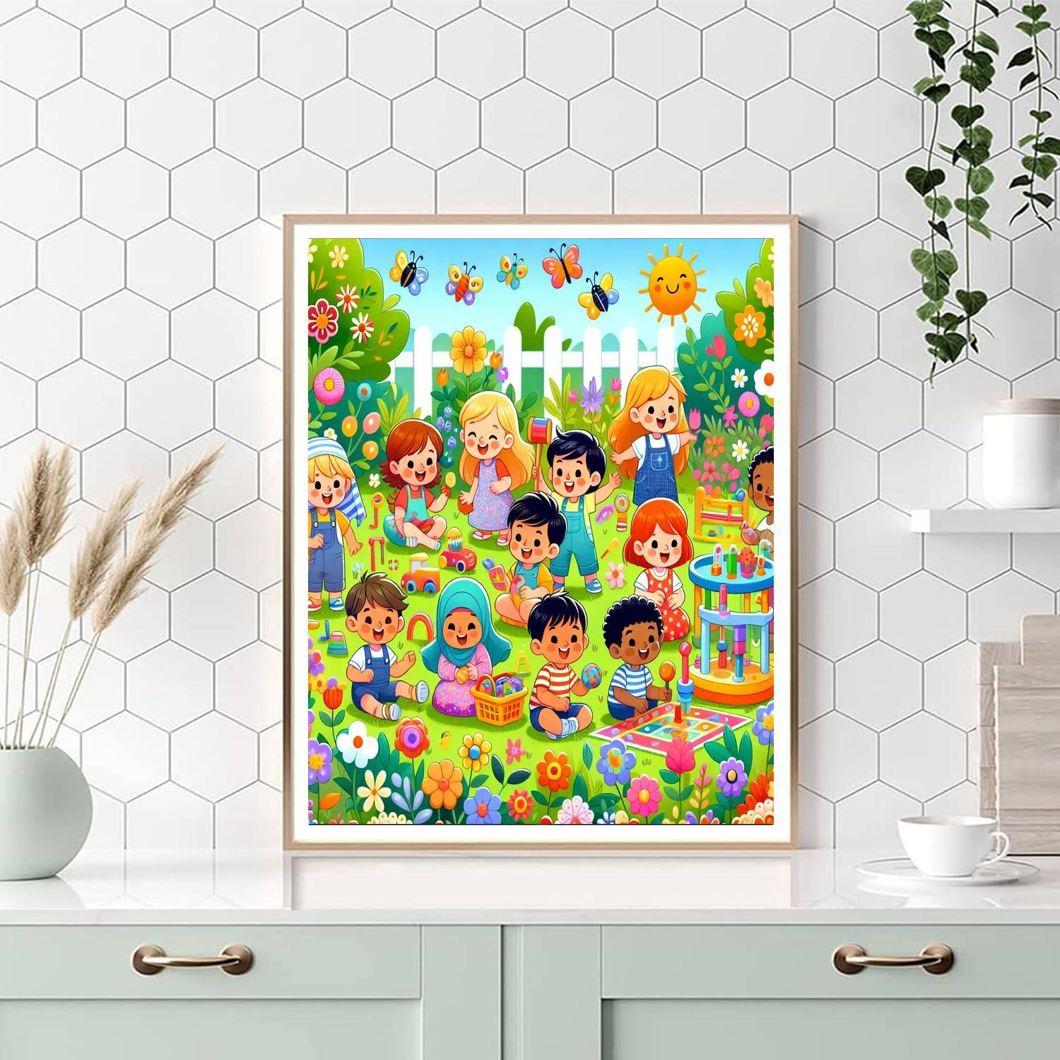 Sunny Garden Playtime Paint By Numbers Kits