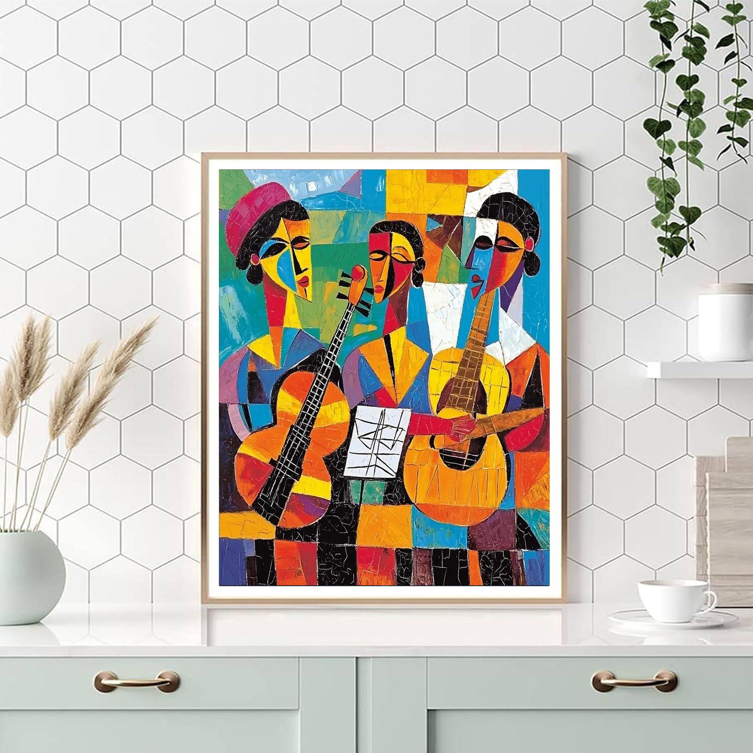 Pablo Picasso Inspired Cultural Melodies  Paint By Numbers Kits