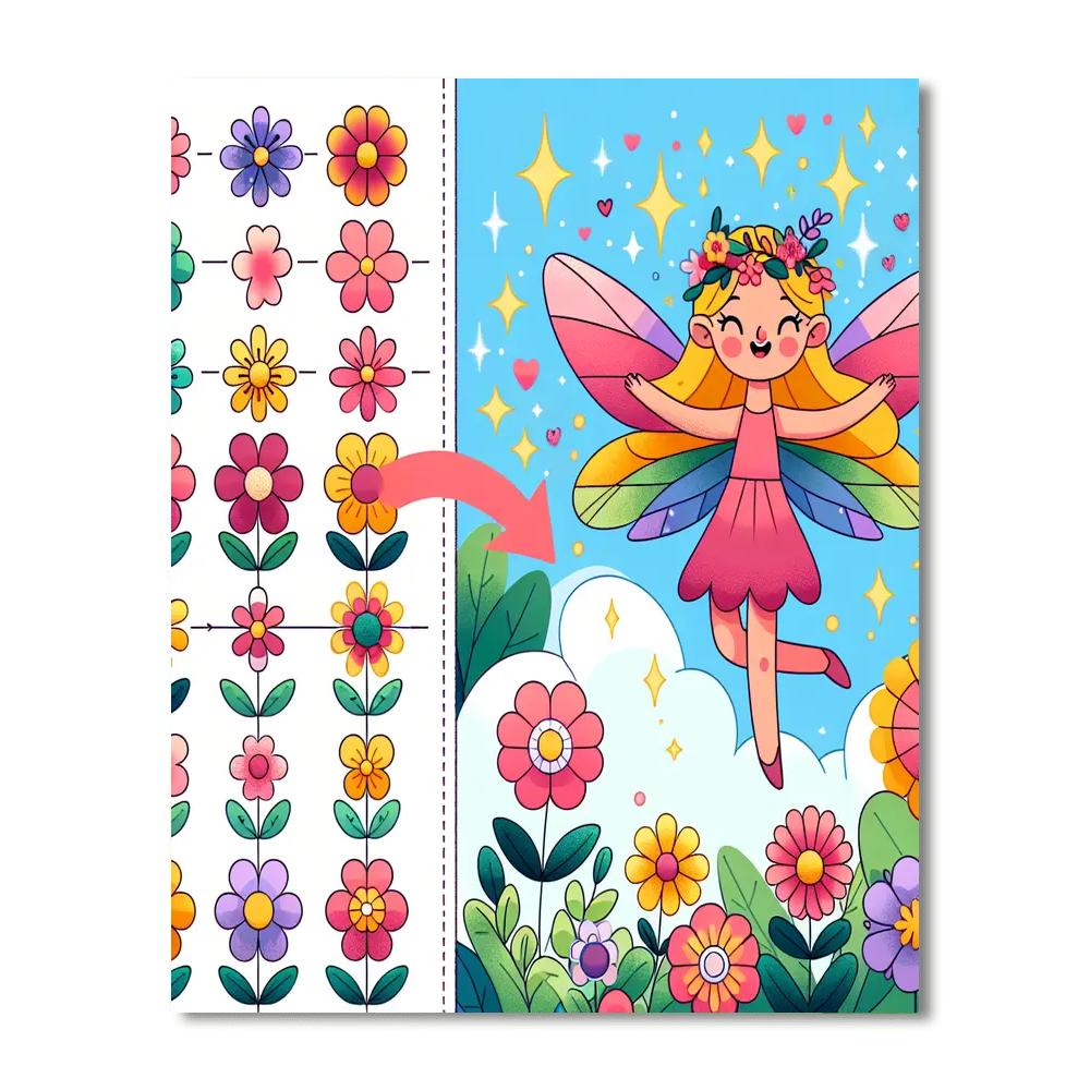 Happy Little Fairy Numbered Painting Kits