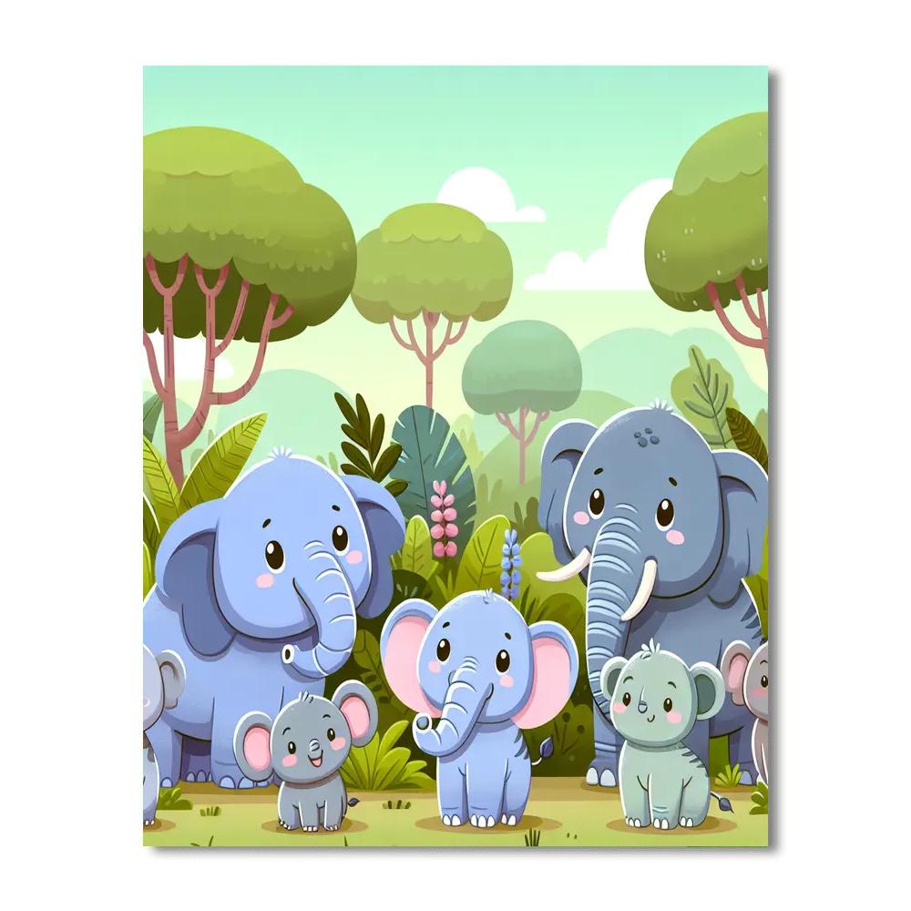 Gentle Giants' Garden Paint By Color