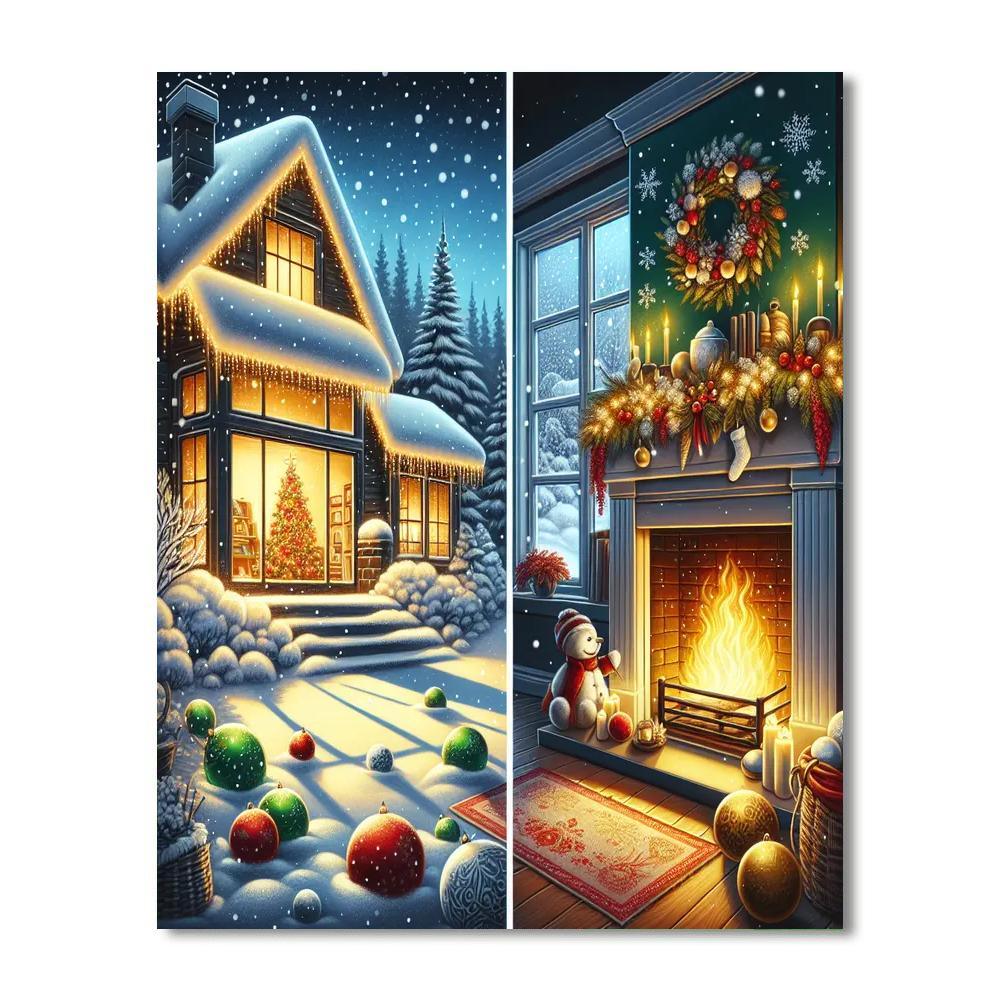 Christmas Eve Magic DIY Paint By Numbers