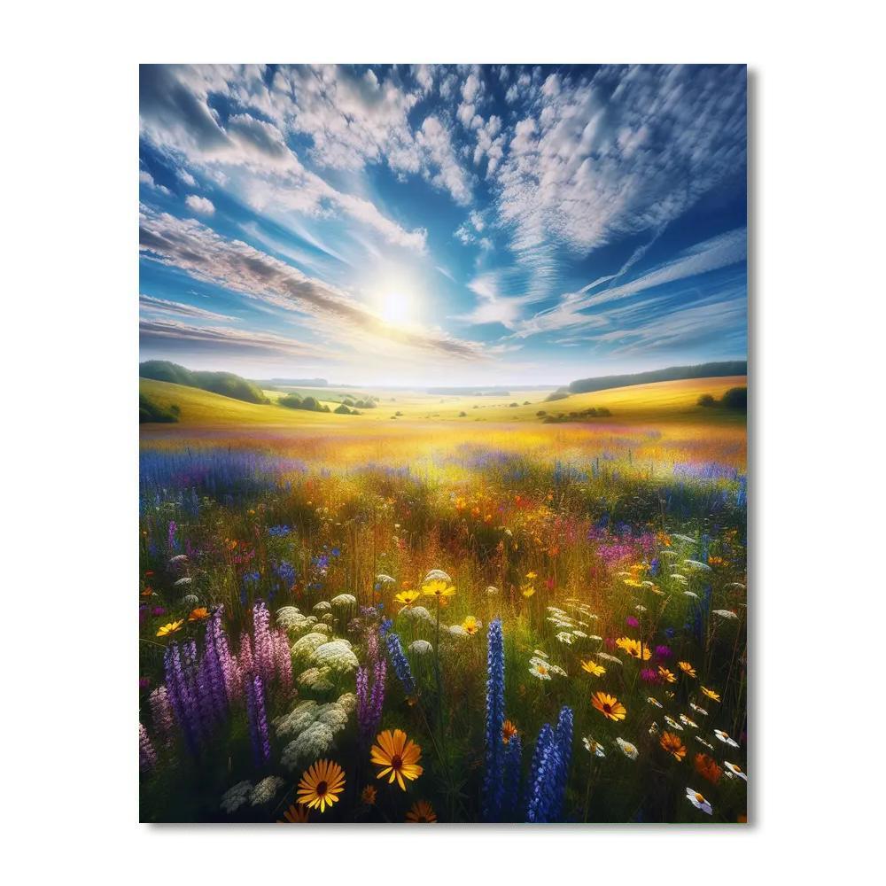Dappled Sunlight Meadow Paint By Numbers Kits