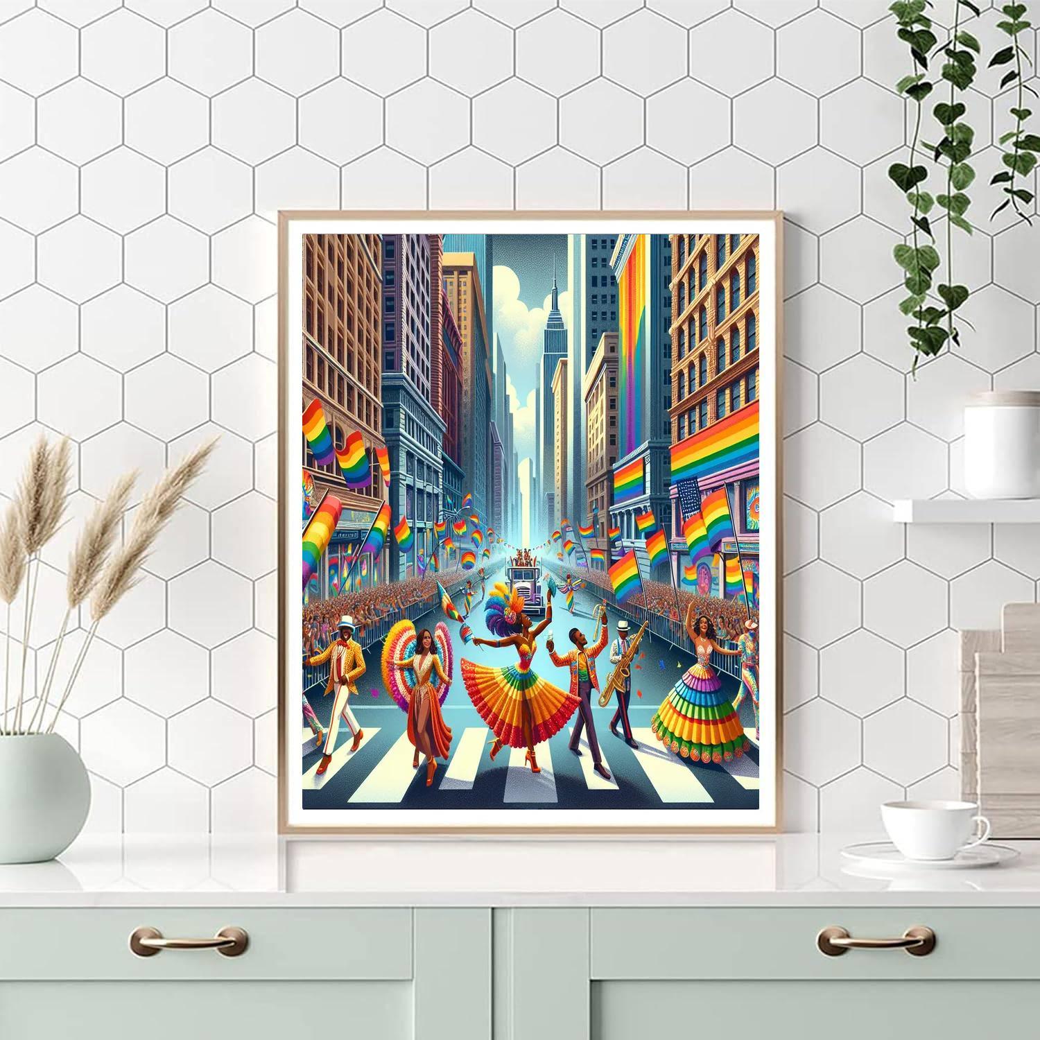 Pride Parade - Brazil Paint By Number