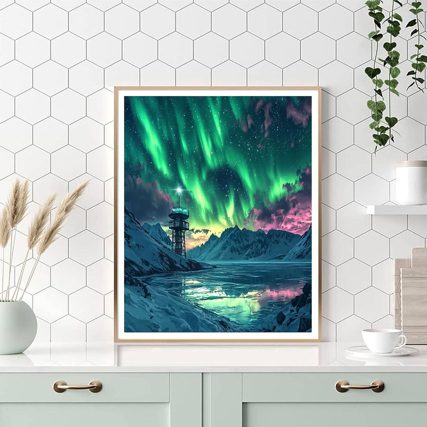 Aurora Sky Station - Sweden Numbered Painting Kits