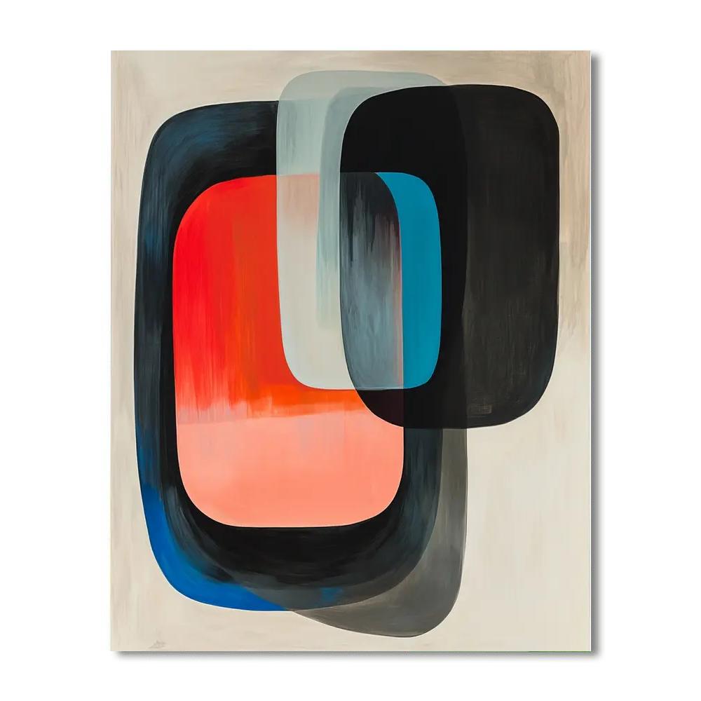 Joan Miró Inspired The Mysterious Void  Paint By Numbers Art