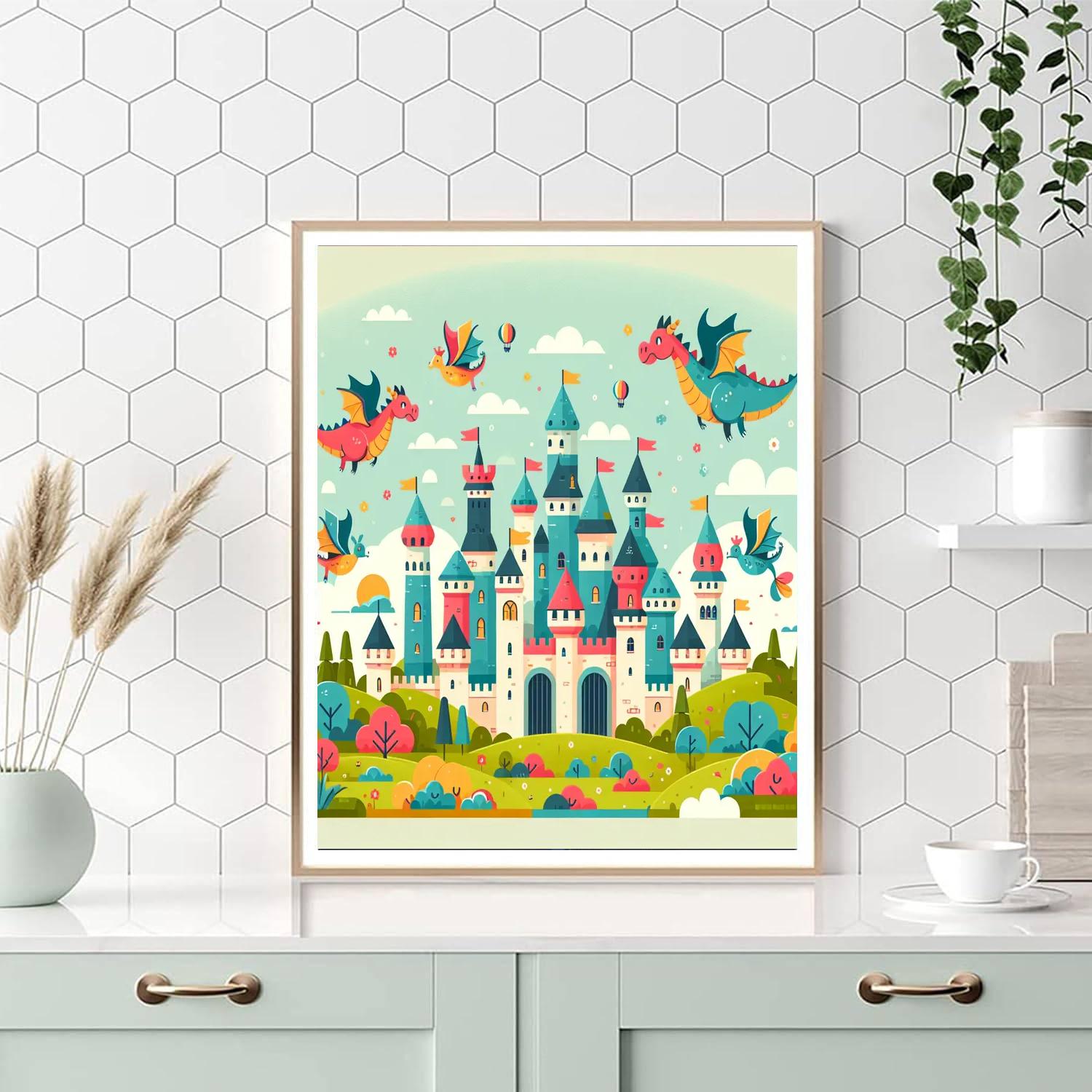 Magic Fairy Tales Painting Number Kit