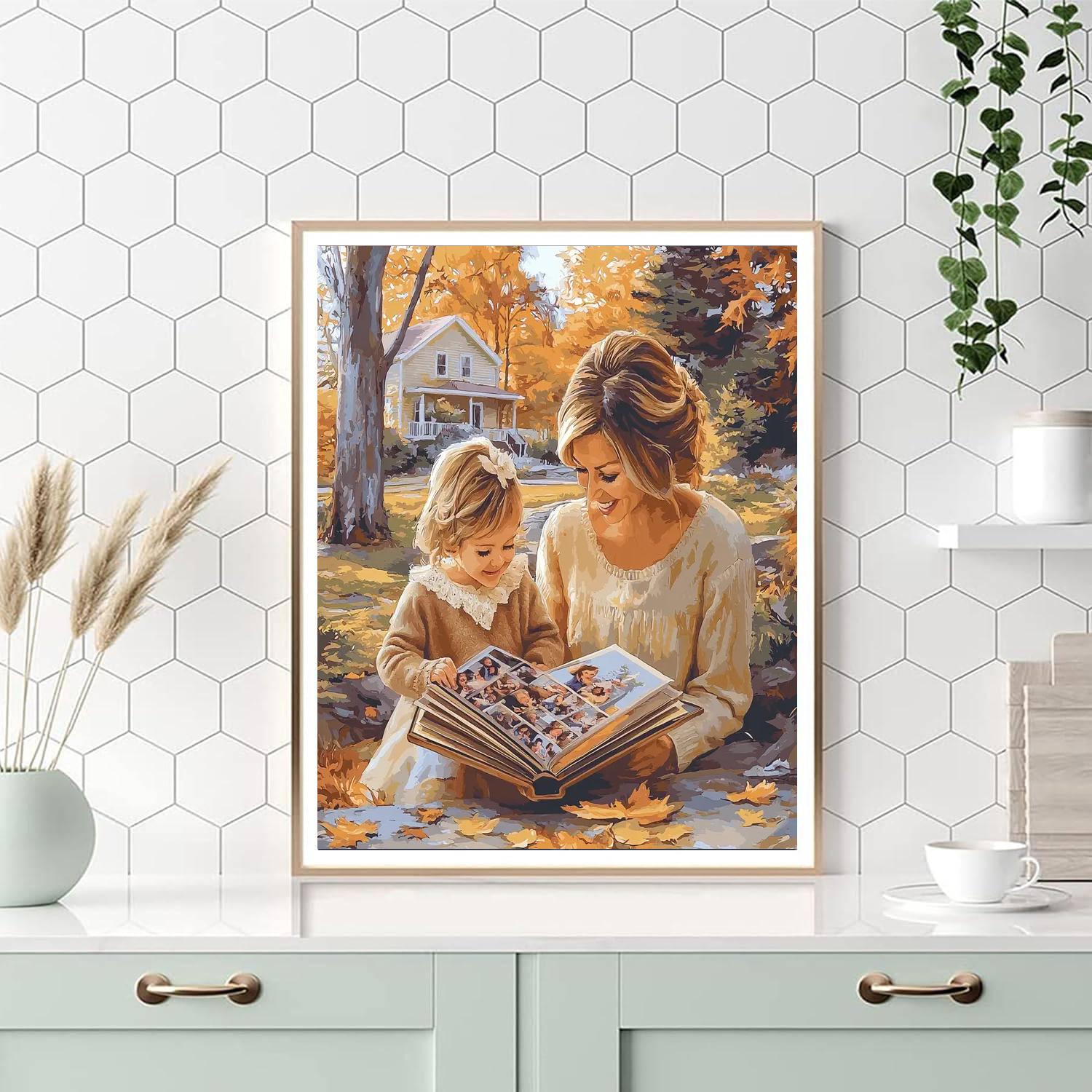 Cherishing Every Moment Number Painting