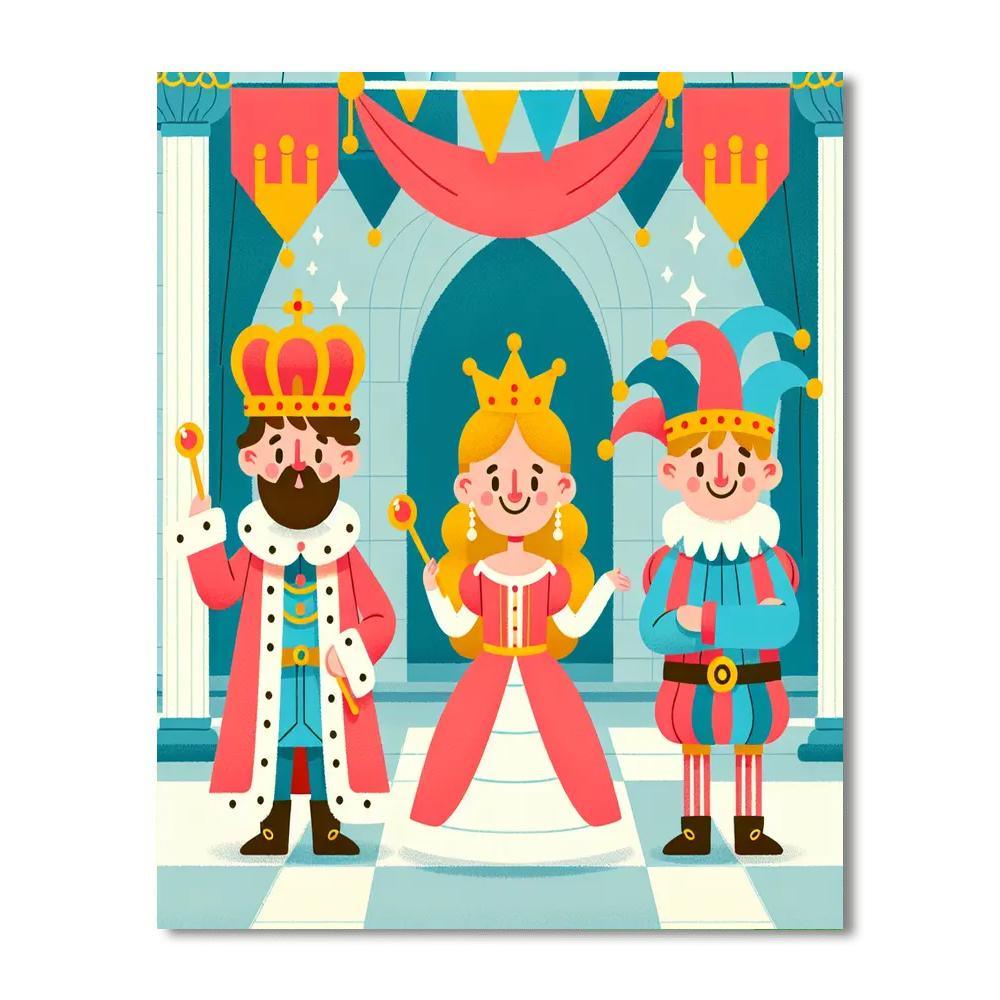 Royal Court Celebration Paint By Numbers Art