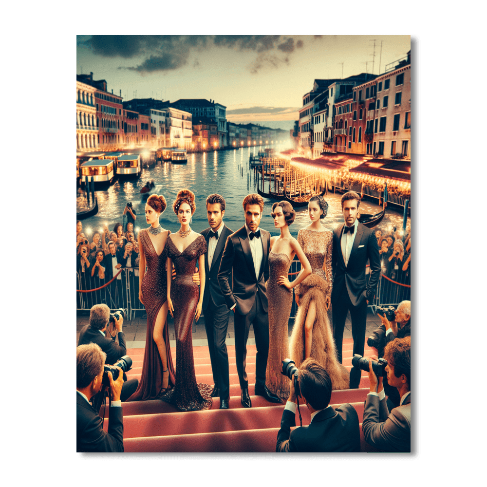 Venice Film Festival - Venice, Italy Painting Number Kit