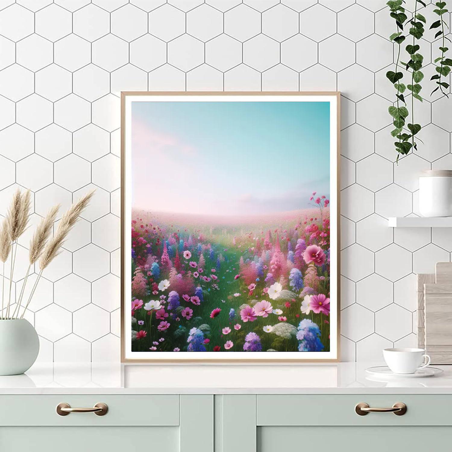 Dreamy Wildflower Field Paint By Number