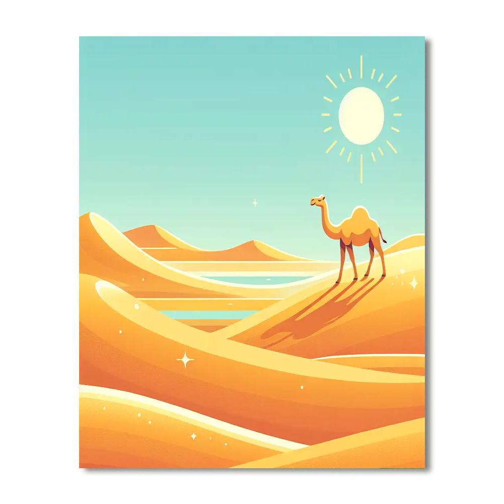 Dreamy Dune Drifts Numbered Painting Kits