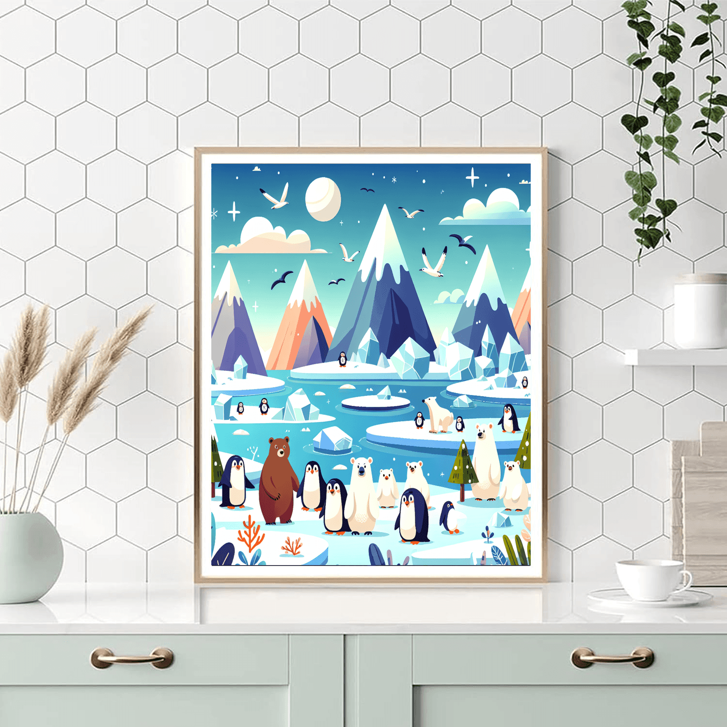 Polar Adventure Quest Paint By Numbers Art