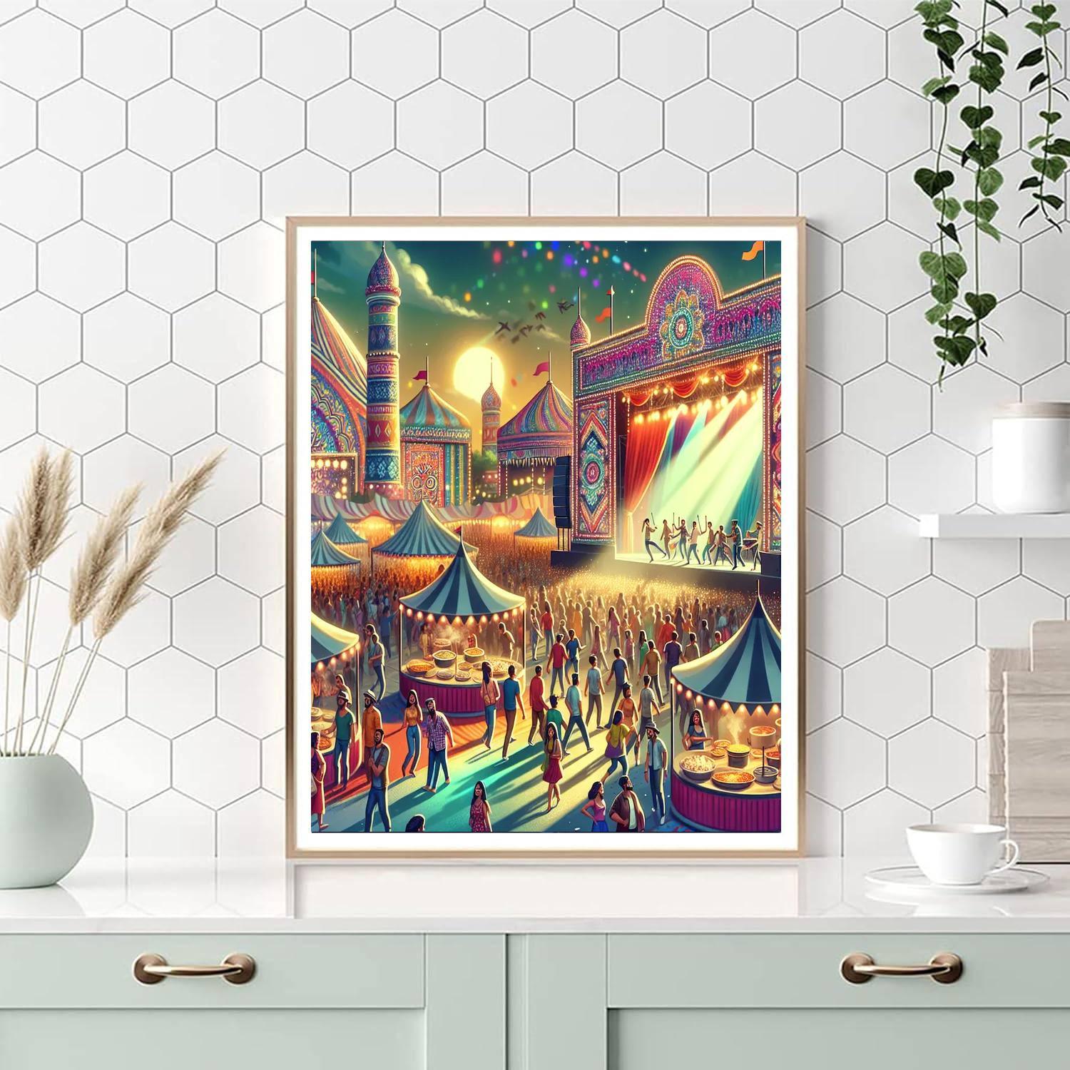 Austin City Limits Music Festival - Usa Painting By Numbers Kit