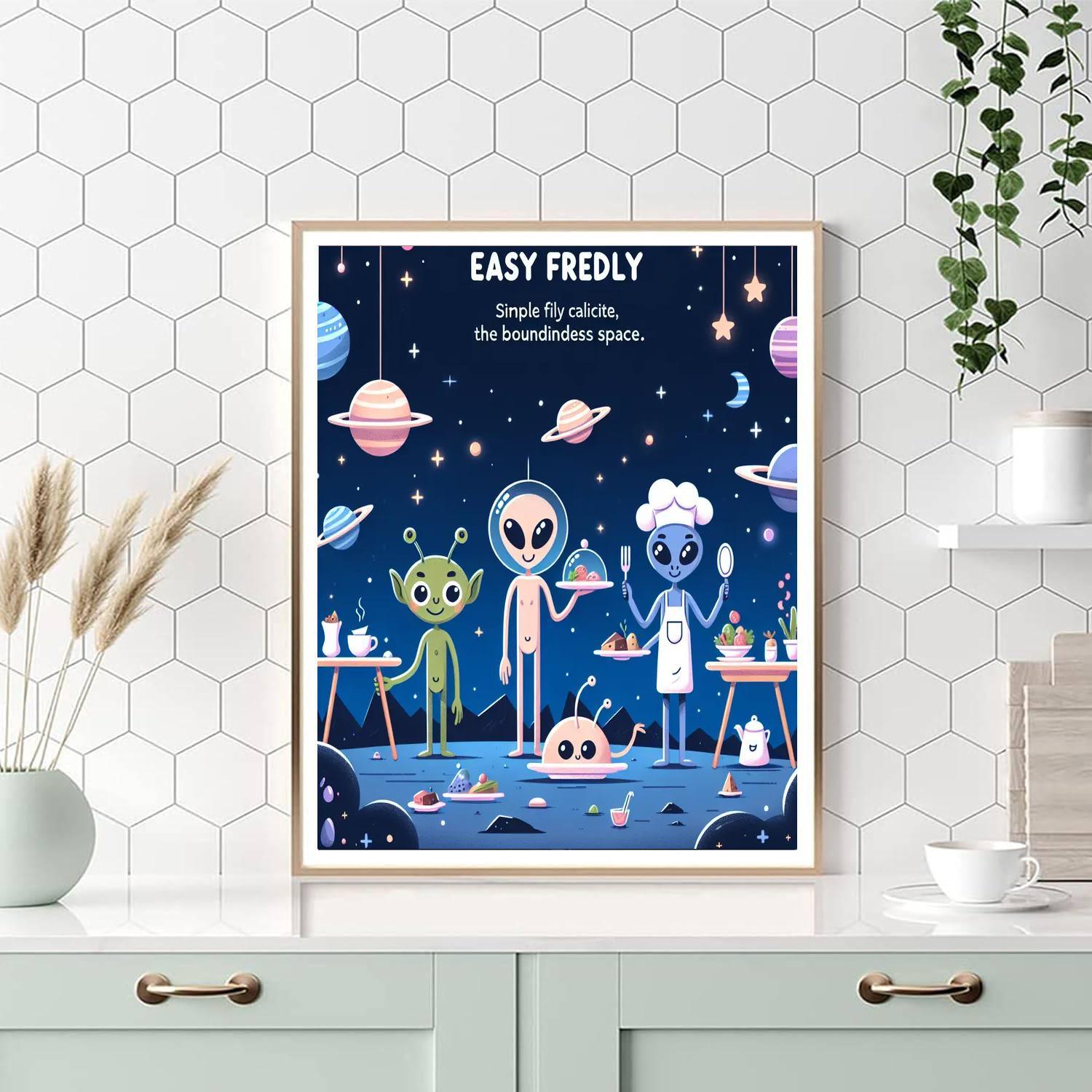 Cosmic Cafe Paint By Color