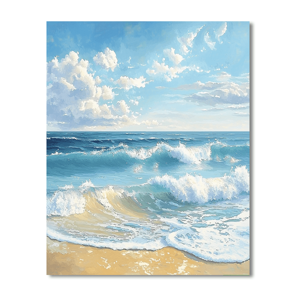 Winslow Homer Inspired Serene Sea Breeze  Paint By Color