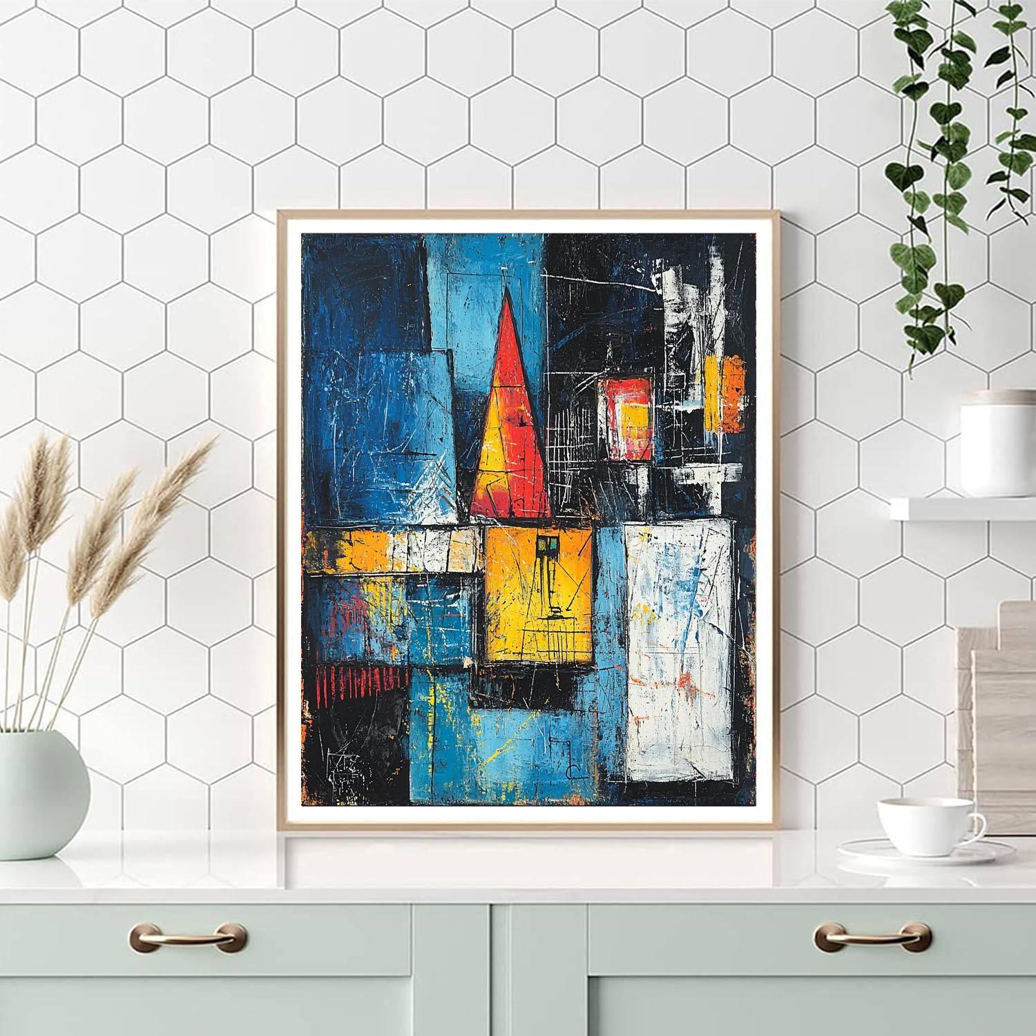 Jean-Michel Basquiat Inspired Fragments Of Truth  Painting By Numbers Kit