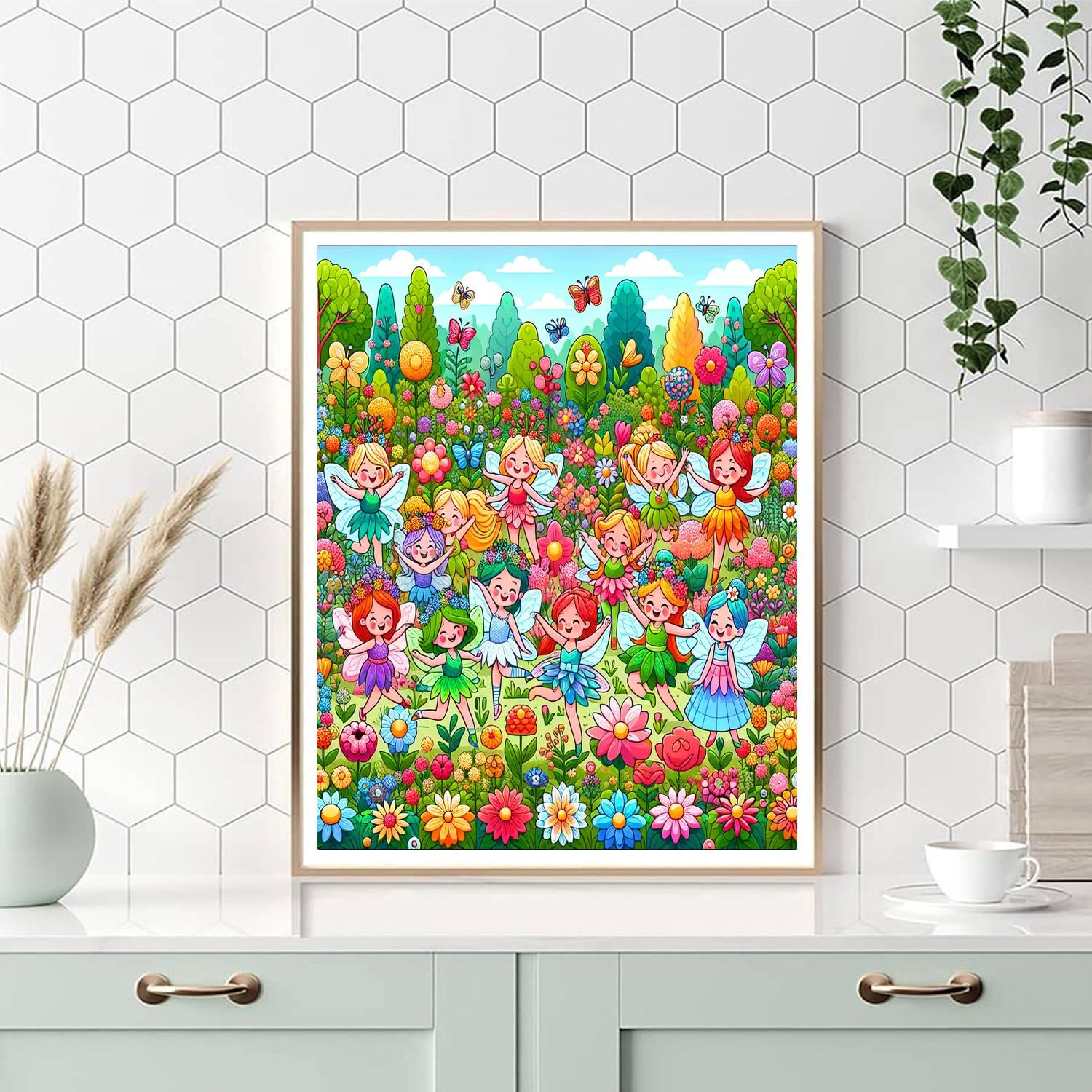 Petal Fairy Parade Paint By Number