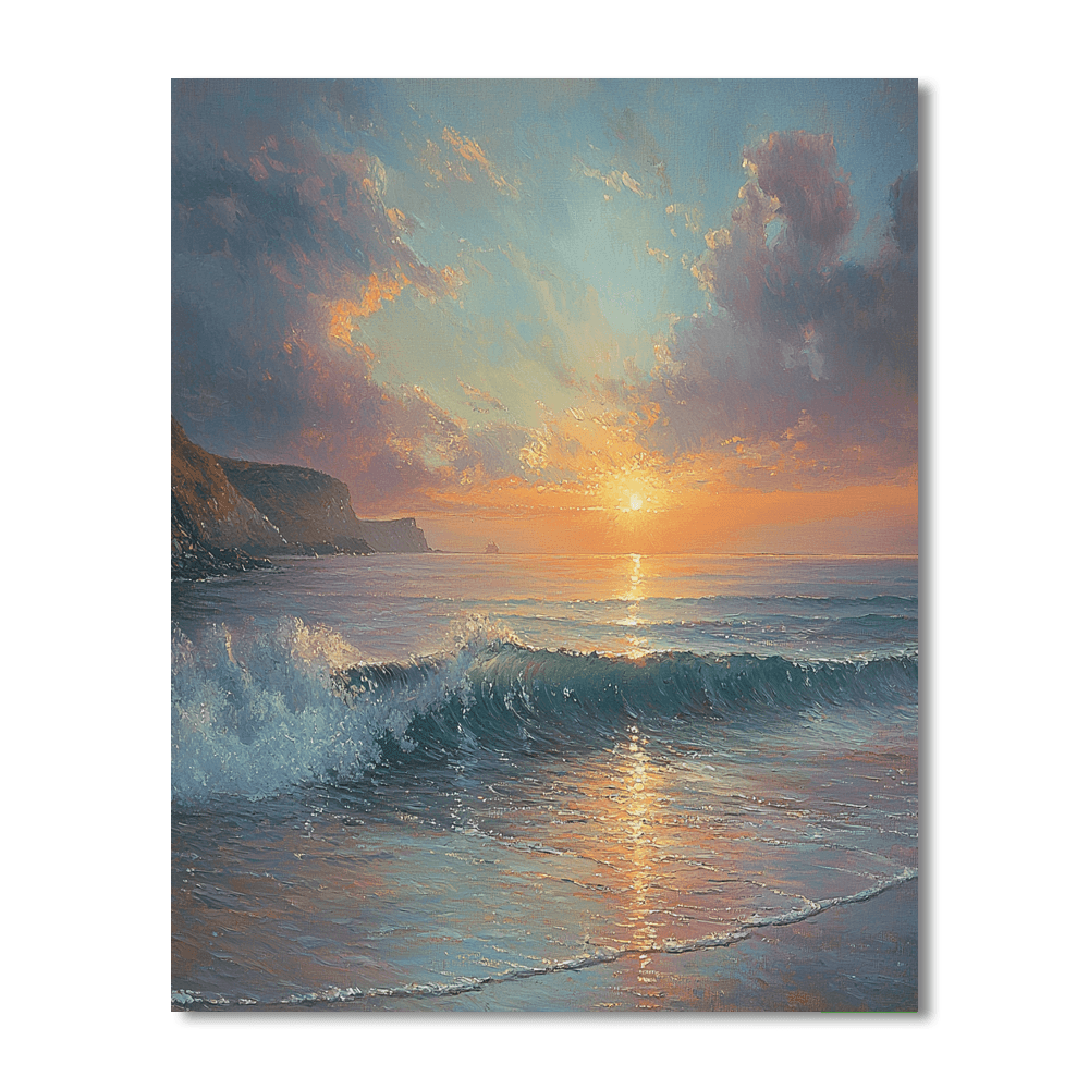 J.M.W. Turner Inspired Mystic Waters  Paint By Numbers Art