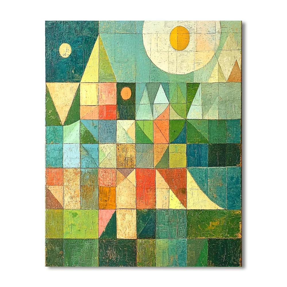 Paul Klee Inspired Harmonious Journey  Paint By Number