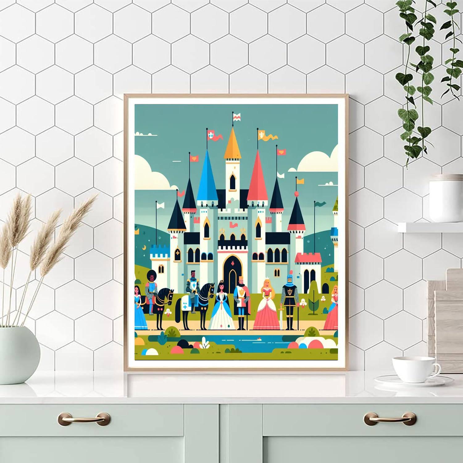 Royal Castle Extravaganza Paint By Number