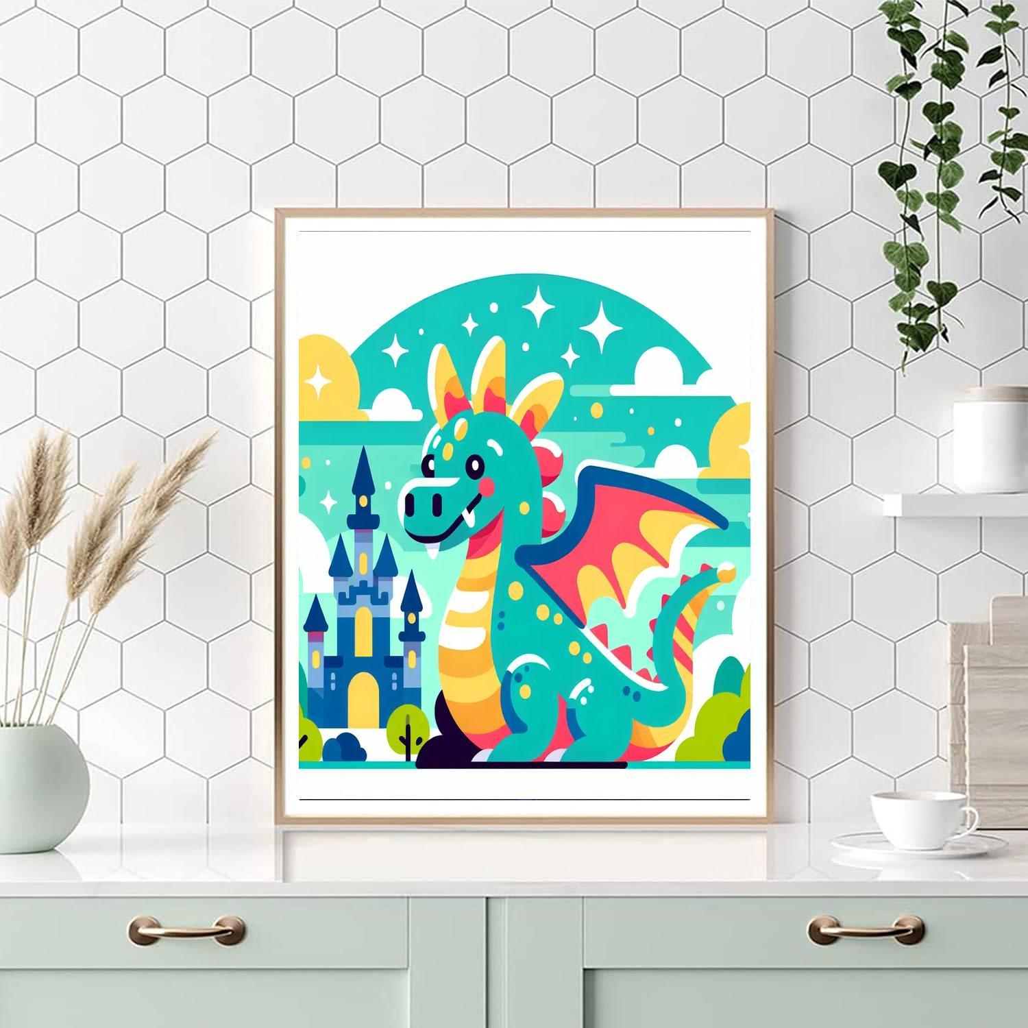 Kingdom Of Dragons Paint By Number