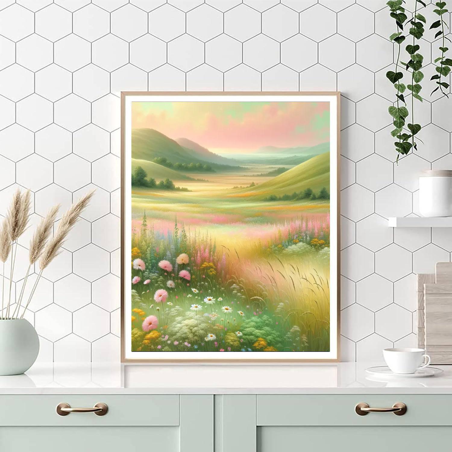 Pastel Meadows Paint By Number