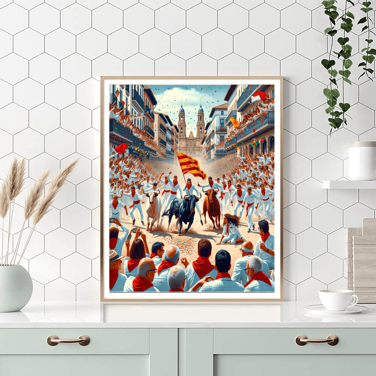 Festival Of San Fermín - Spain Paint By Numbers Kits