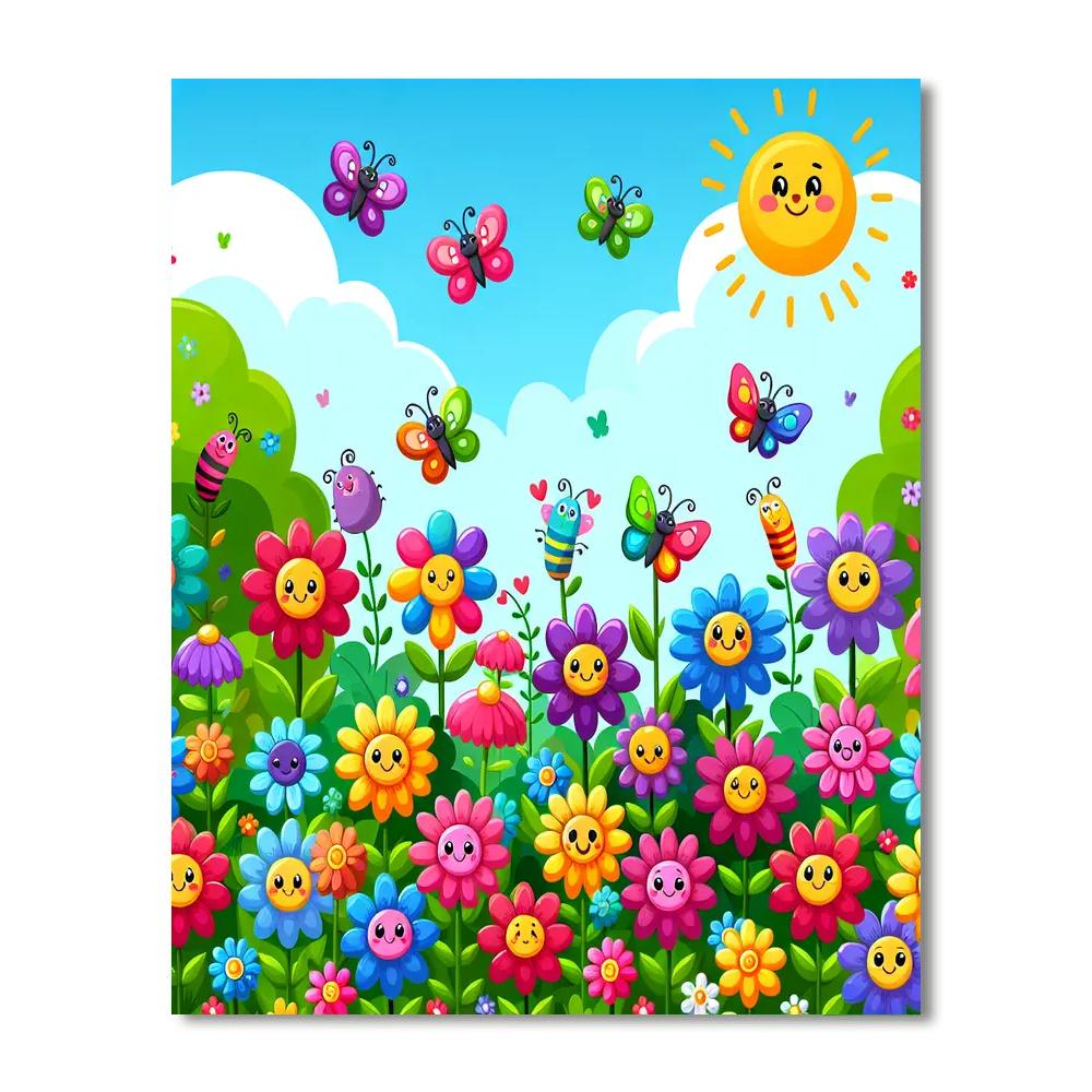 Creative Garden Adventure Painting Number Kit