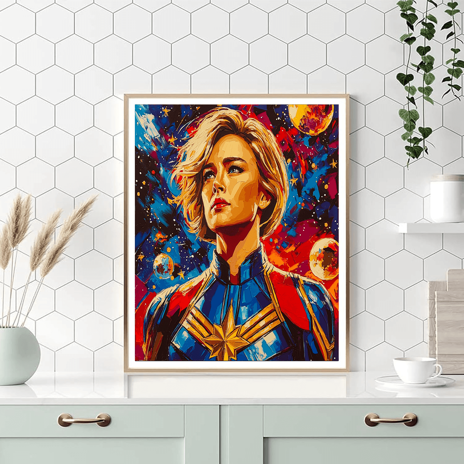 Brie Larson: Shattering Limits As Captain Marvel Paint By Numbers Kits