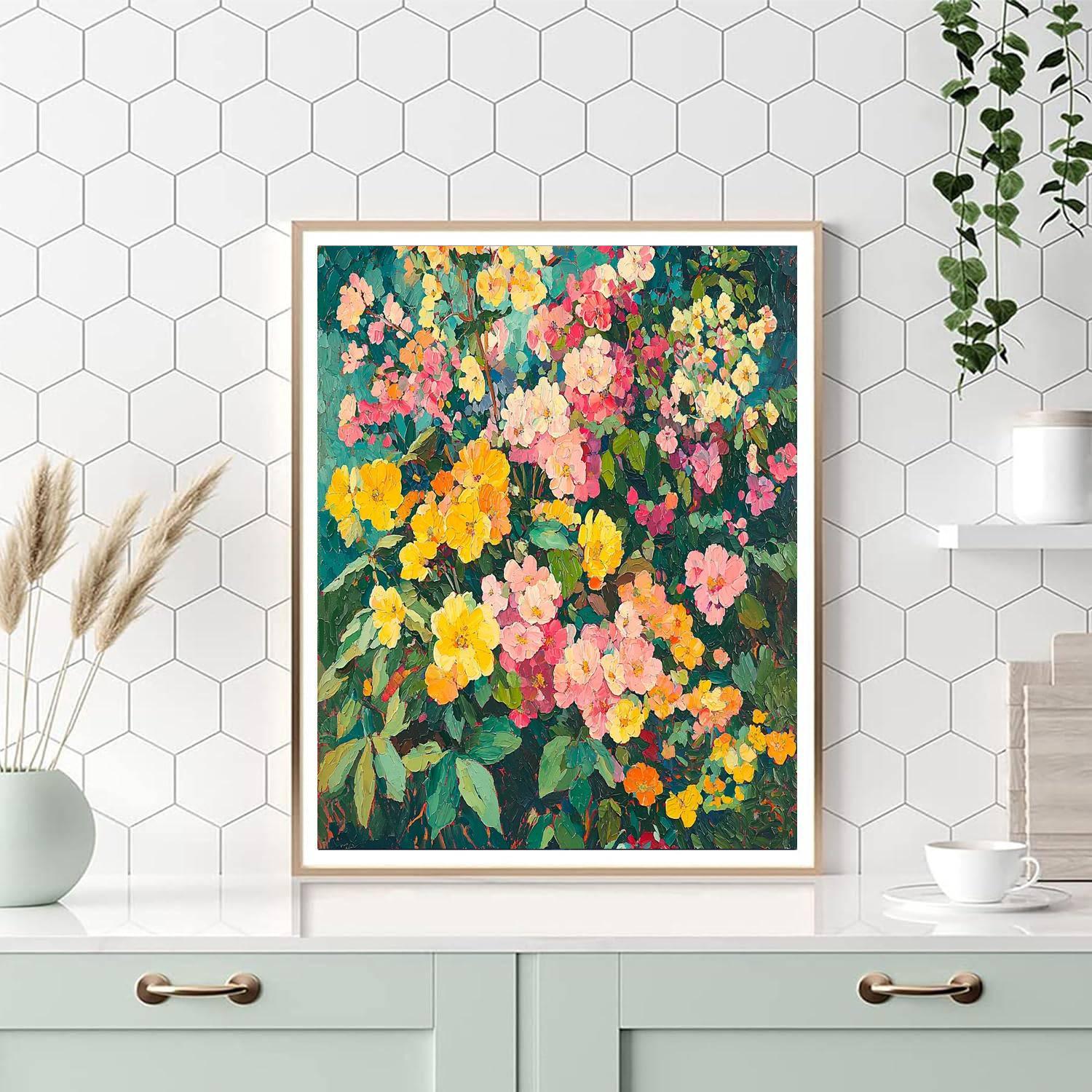 Paul Cézanne Inspired Garden Of Light  Paint By Number