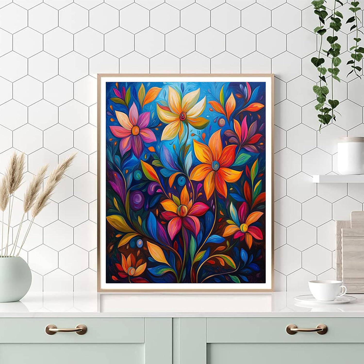 Frida Kahlo Inspired Rebirth Of Spirit  Paint By Numbers Art