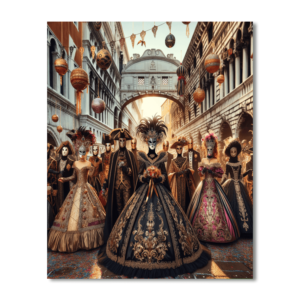 Venice Carnival Paint By Numbers Kits