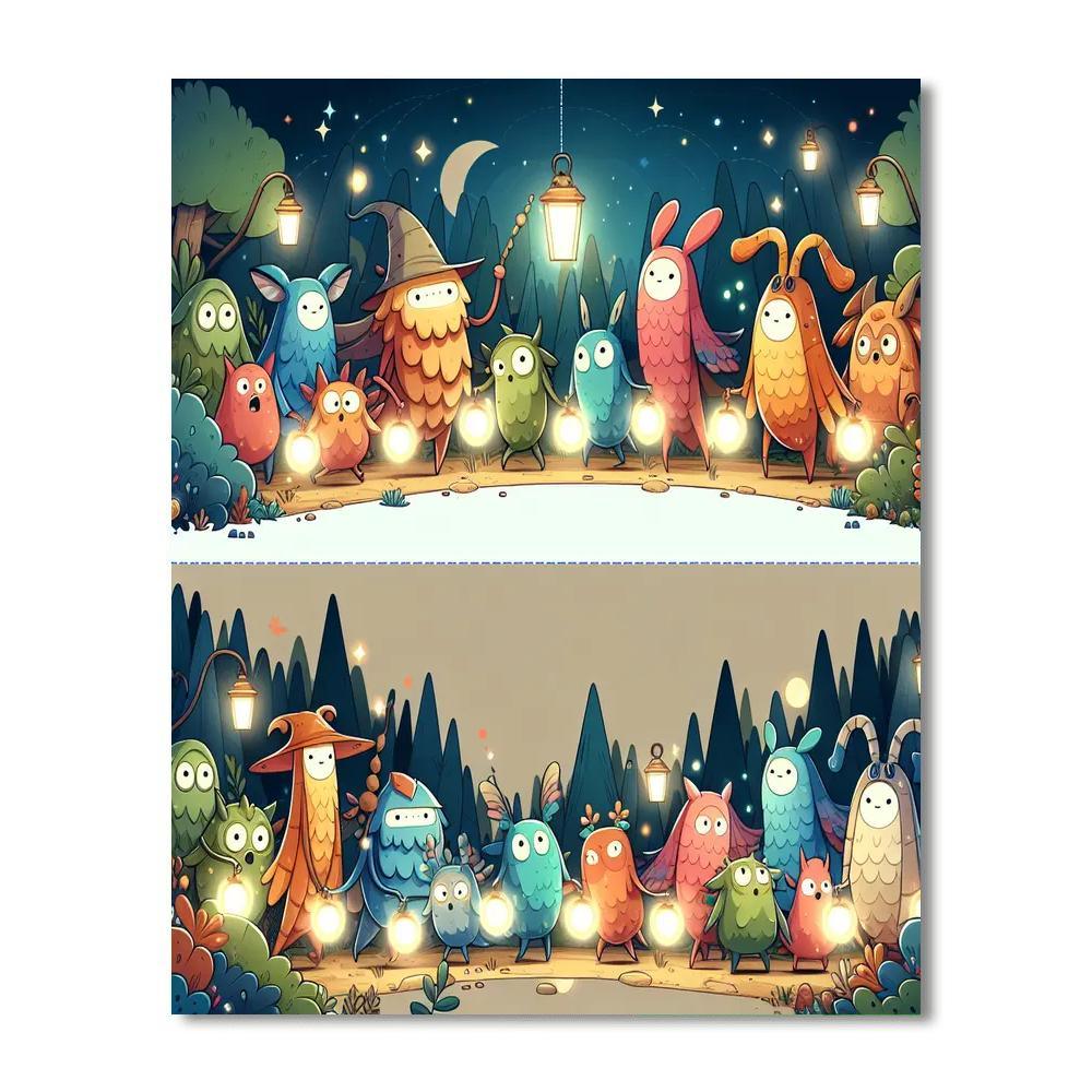 Fantasy Forest Parade Paint By Numbers