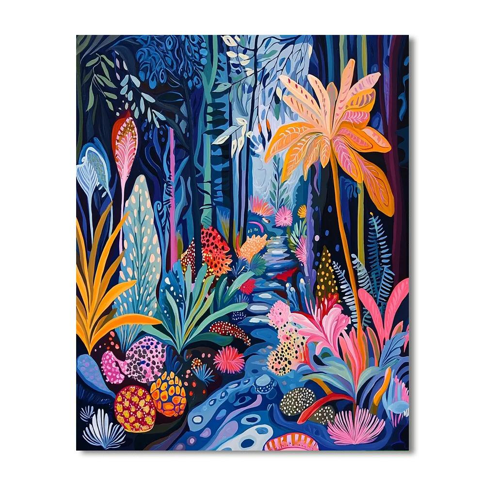 Salvador Dalí Inspired Cosmic Garden Exploration  Paint By Numbers Kits
