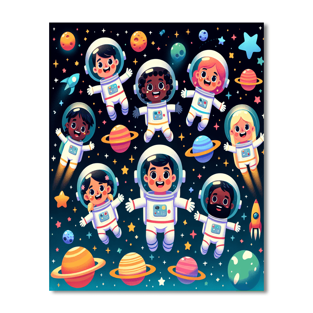 Exploring The Galaxy Paint By Numbers