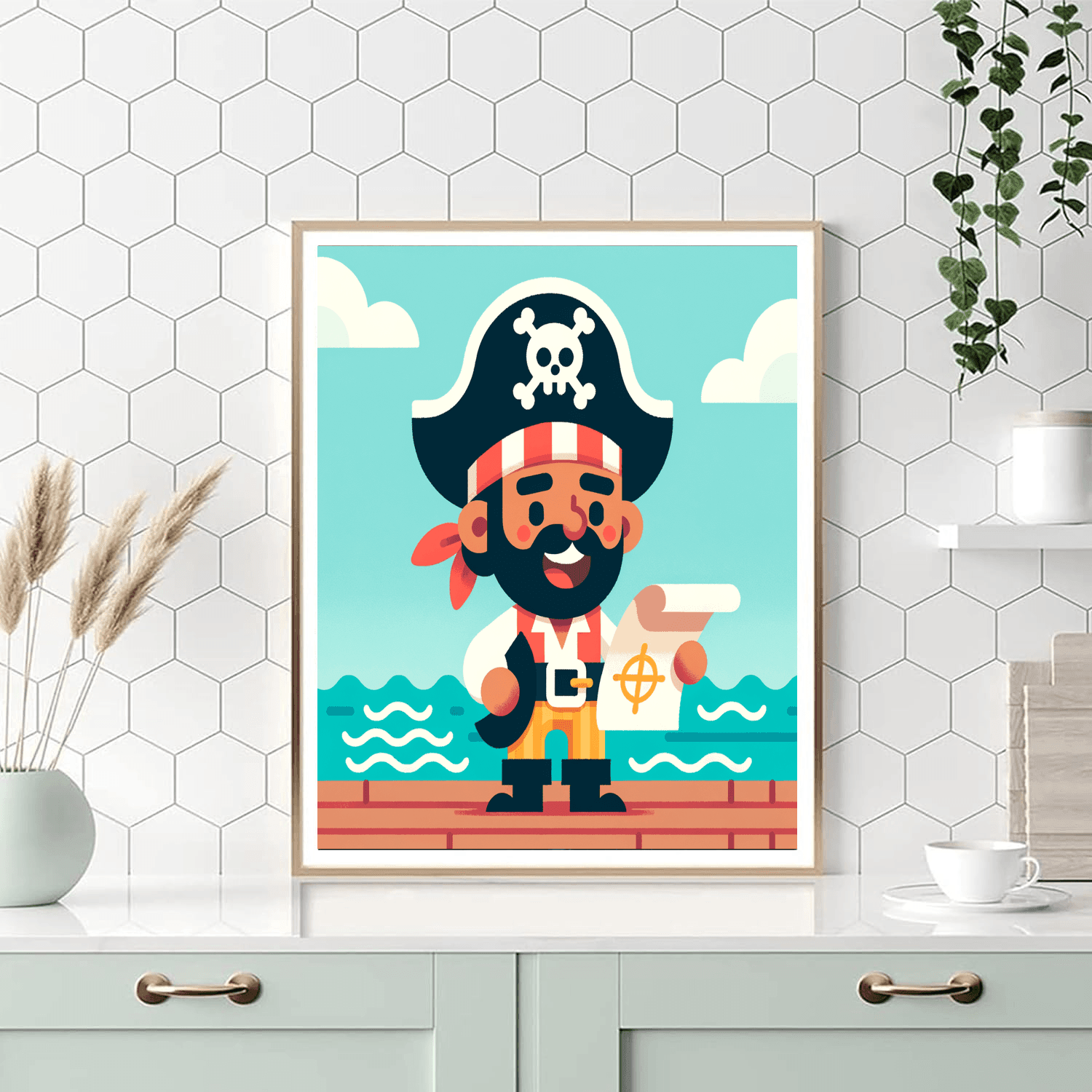 Pirate Captain's Adventure Paint By Numbers Kits