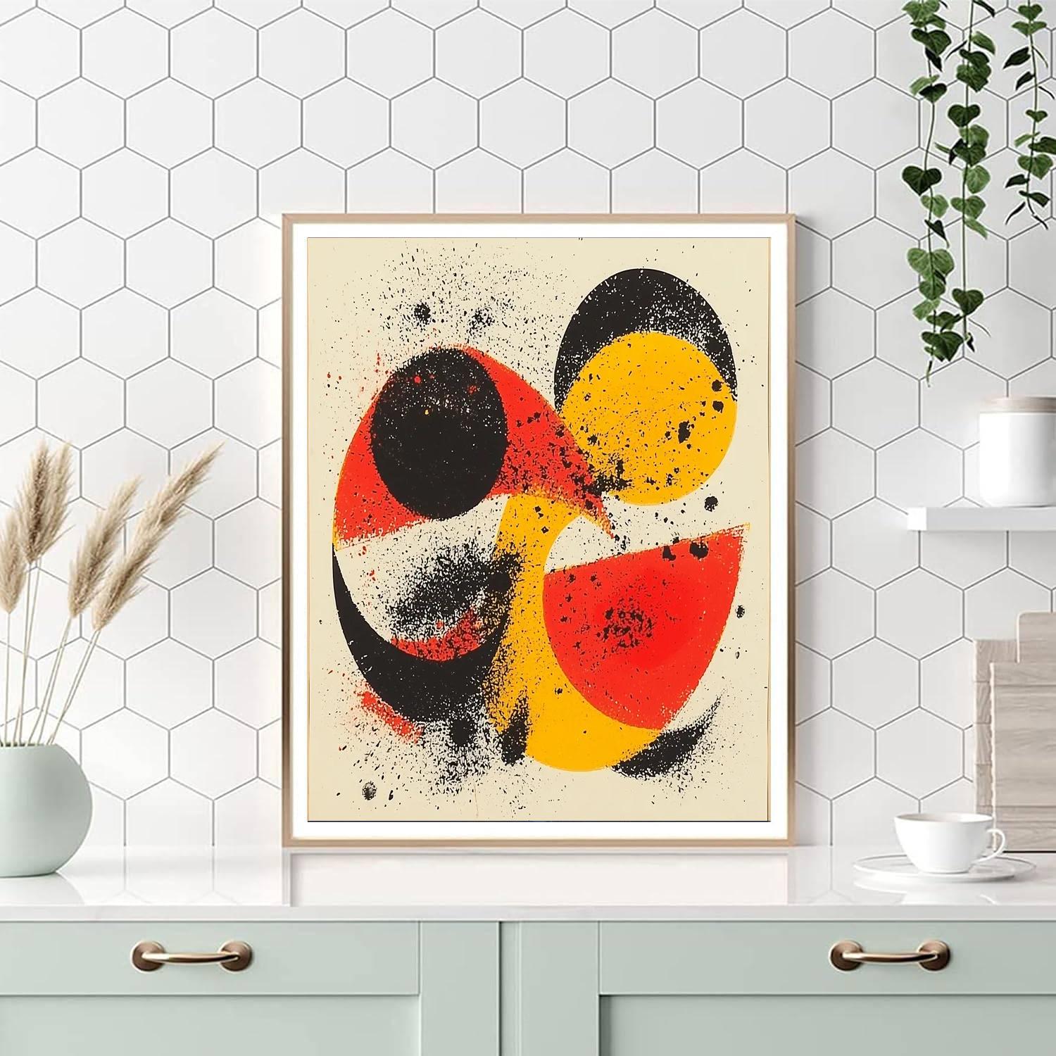 Joan Miró Inspired Infinite Echoes  Paint By Color