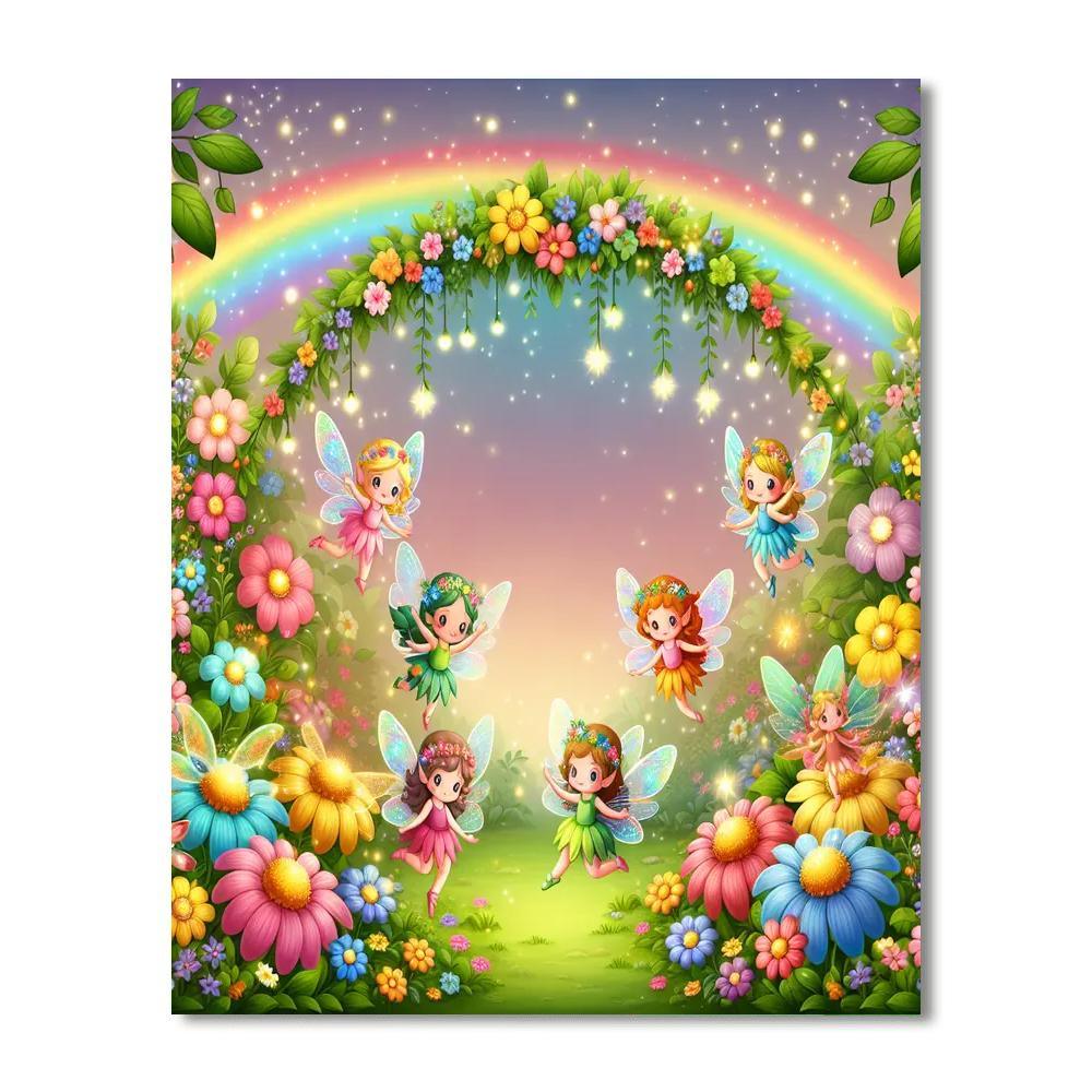 Fantastic Fairy Friends Paint By Numbers Art