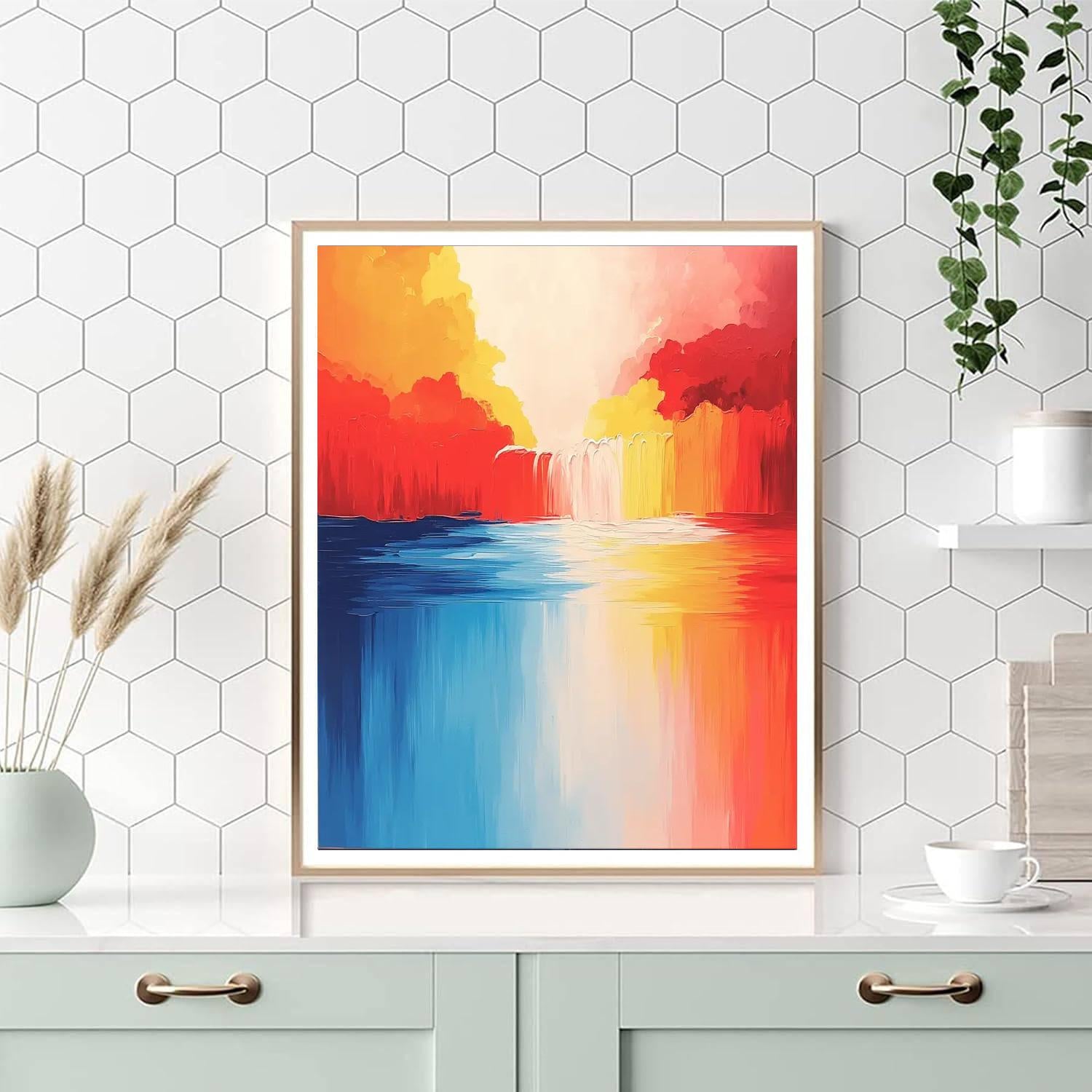 Frida Kahlo Inspired Cascading Emotions  Painting Number Kit