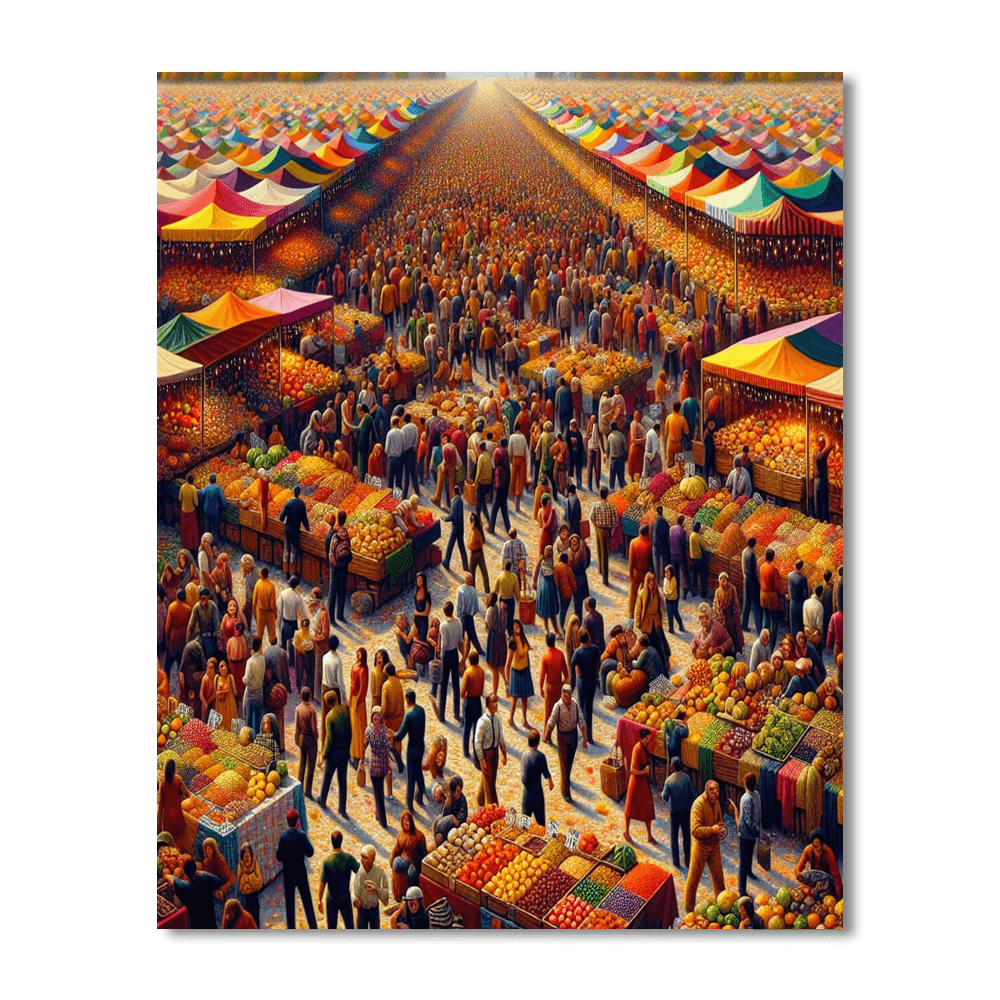 Lively Harvest Festival Paint By Numbers