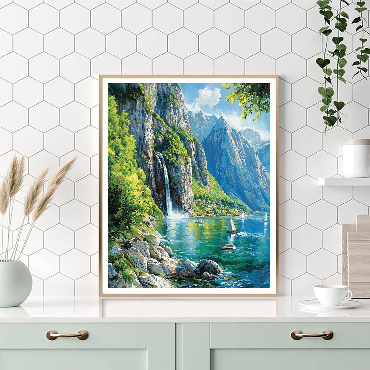 Fjords Of Norway - Norway Paint By Number