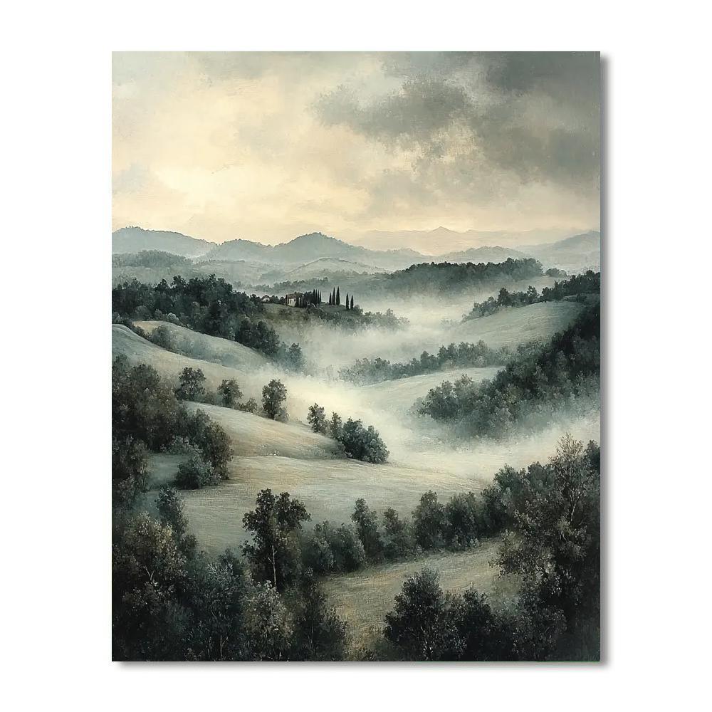 Edgar Degas Inspired Dance Of The Morning Mist  Numbered Painting Kits