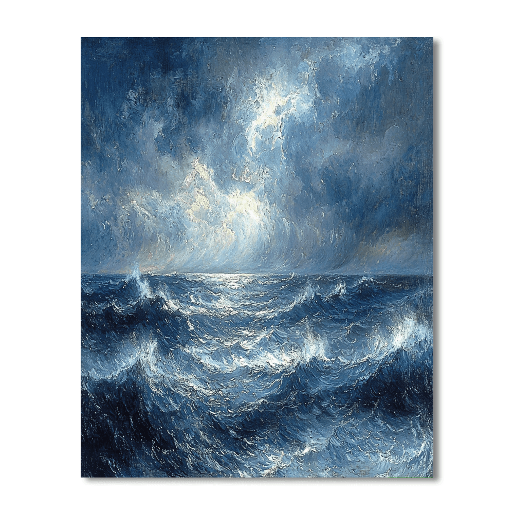 J.M.W. Turner Inspired Mystic Seas - DIY Painting By Numbers Kit