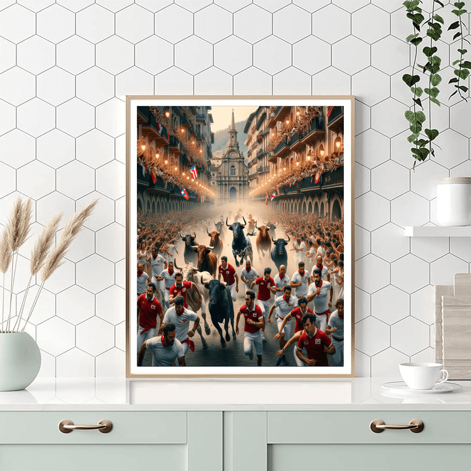 The Festival Of San Fermin Paint By Numbers