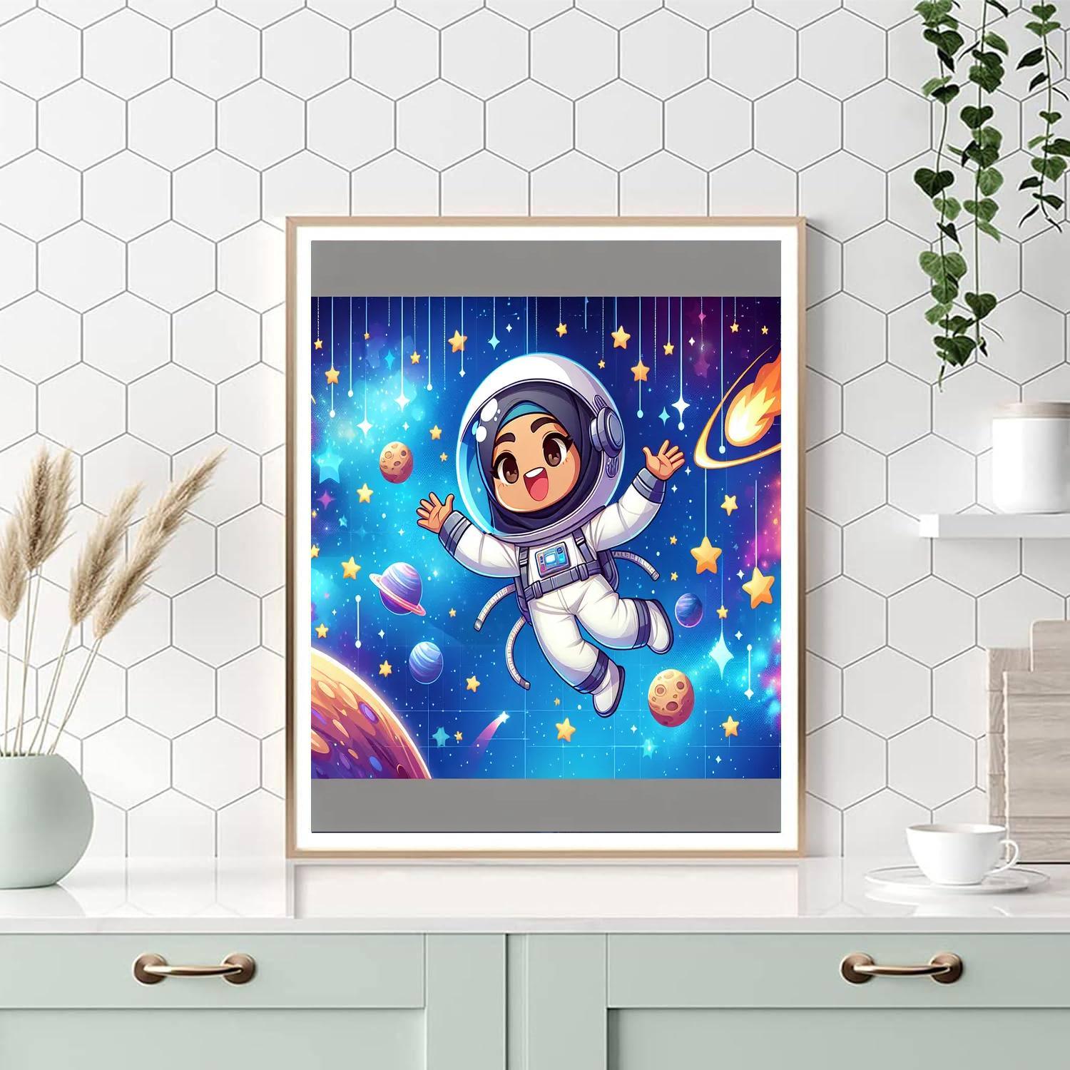 Friendly Space Expedition Paint By Numbers Kits