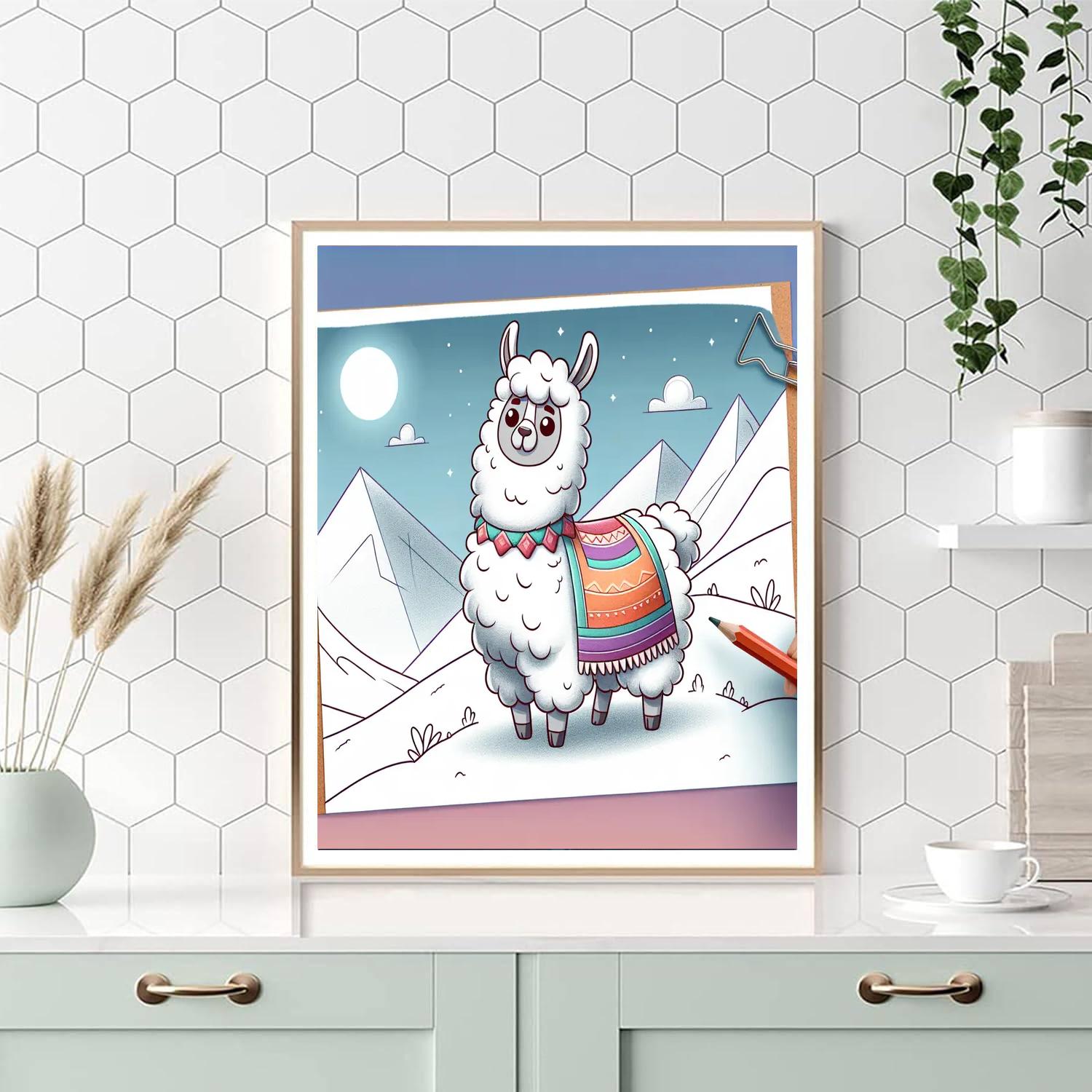 Happy Llama Adventure Paint By Numbers