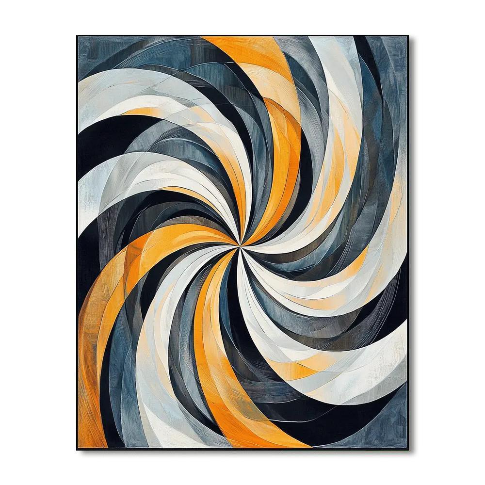 M.C. Escher Inspired Optical Rhythms  Number Painting