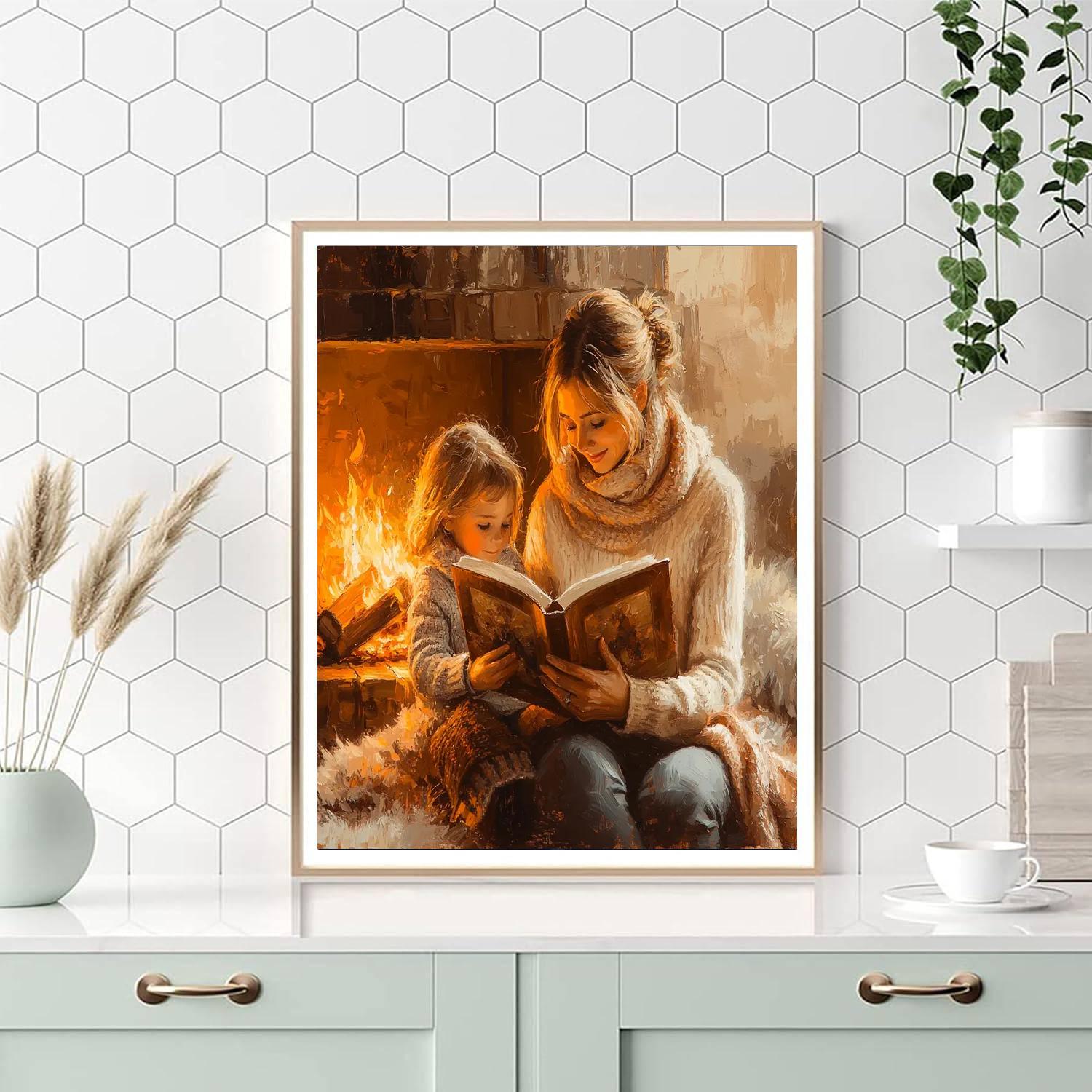Fireside Storytime DIY Paint By Numbers