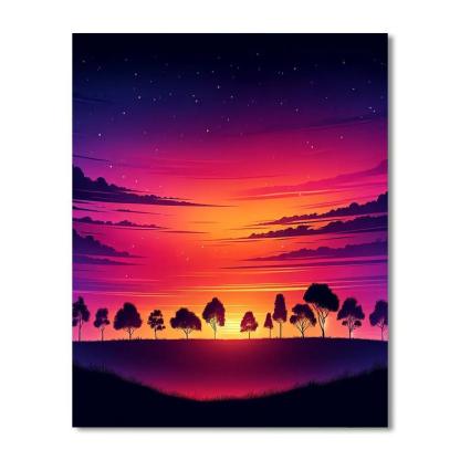 Sunset Escape Paint By Number