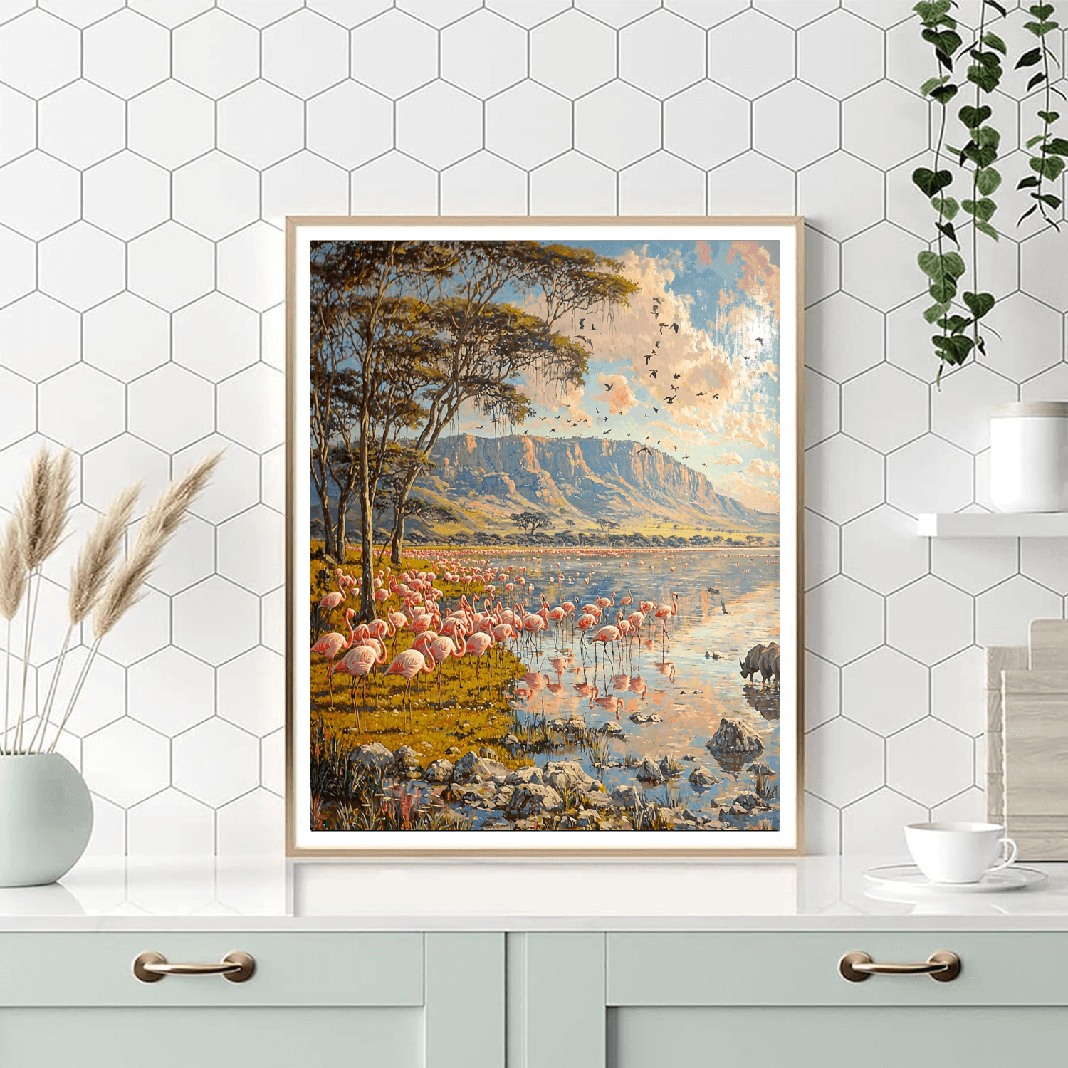 Lake Nakuru National Park DIY Paint By Numbers